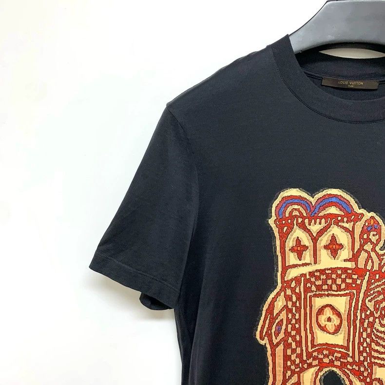 Louis Vuitton Louis Vuitton Black Elephant Embroidered Short Sleeve Size US M / EU 48-50 / 2 - 5 Thumbnail