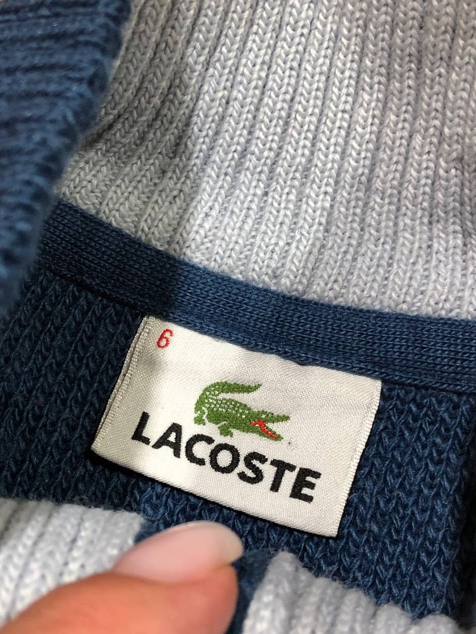 Lacoste Vintage Lacoste Y2K Streetwear Long Sleeve KNIT SWEATER Size US XXL / EU 58 / 5 - 2 Thumbnail