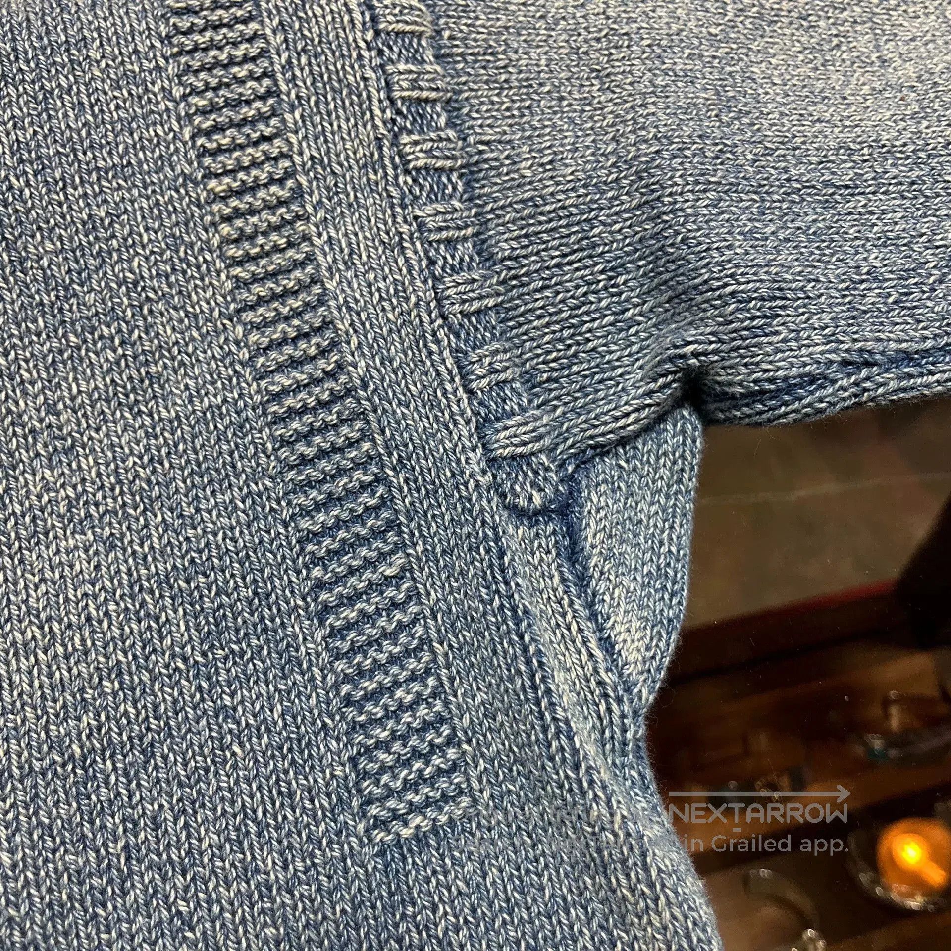 RRL Ralph Lauren RRL Sailor Blue Denim Sweater. Size US S / EU 44-46 / 1 - 7 Thumbnail