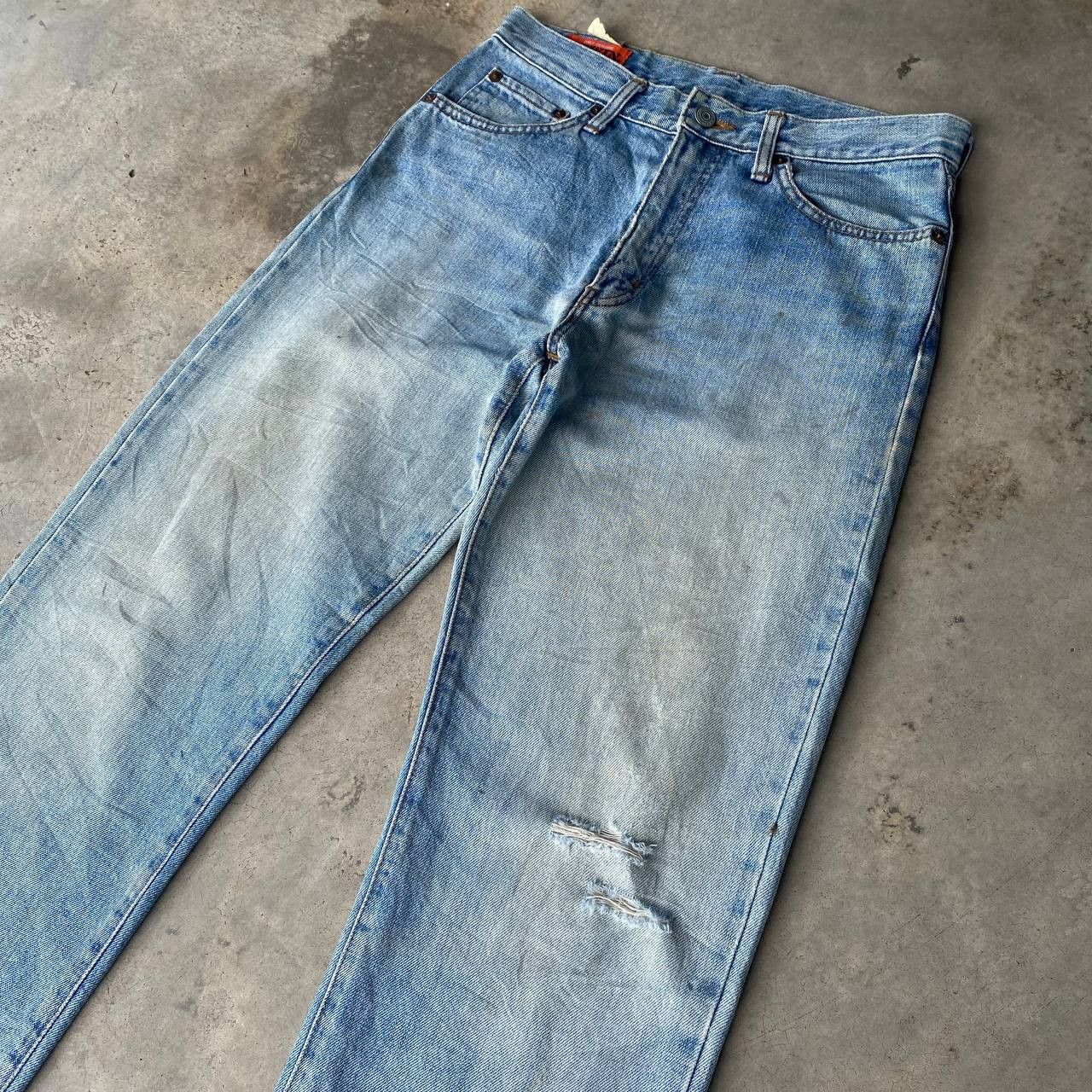 Edwin VINTAGE 90S EDWIN LOT 1503-94 AW STONEWASH DISTRESSED DENIM Size US 29 - 8 Thumbnail