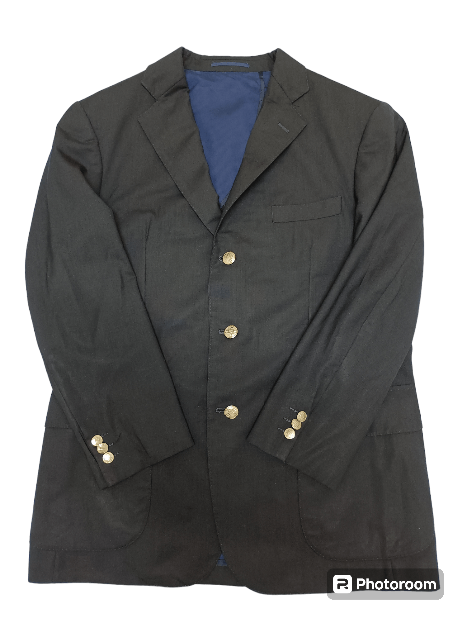 J. Press Rare Vintage J.PRESS Wool Blend Silver Button Blazer Jacket Size 40R - 4 Thumbnail