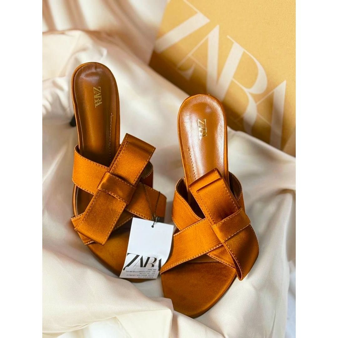 Zara RARE!!! ZARA Heels with Crossover Strap NWT Size US 8 / IT 38 - 7 Thumbnail