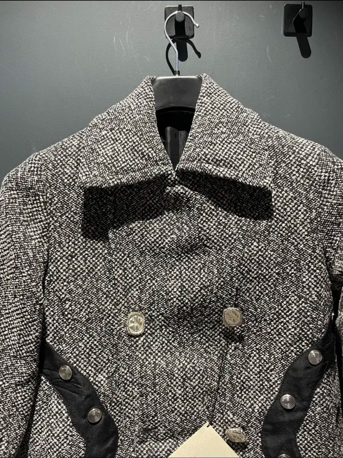 Namacheko Namacheko alep Peacoat in speckled Grey Size US S / EU 44-46 / 1 - 2 Thumbnail