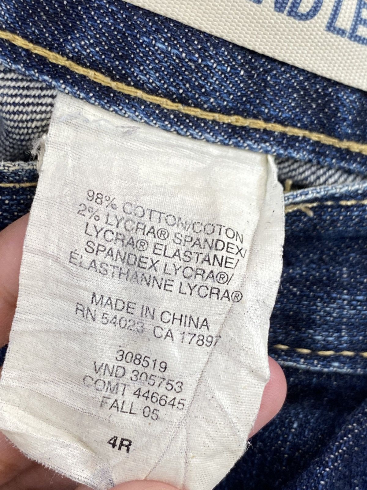 Gap GAP Blue Wash Style Ribbed Flare Jeans Size US 30 / EU 46 - 14 Thumbnail
