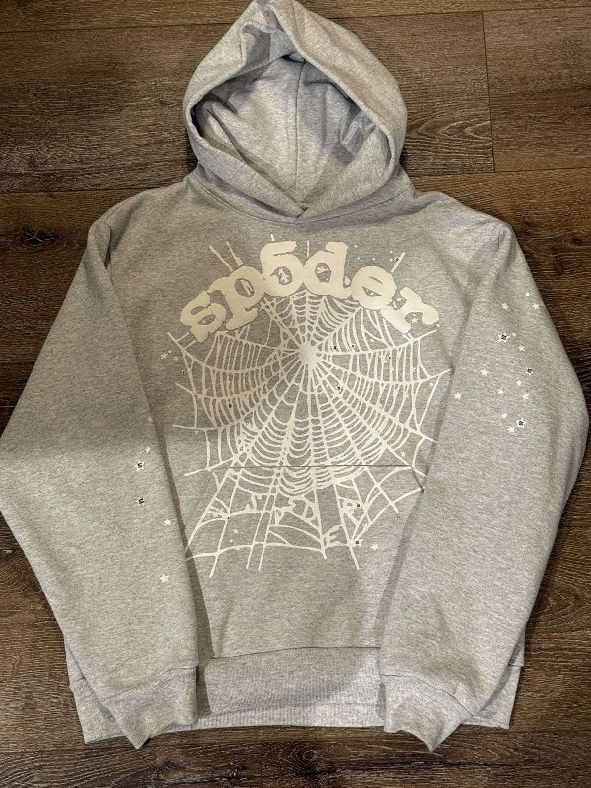 Sp5der Sp5der Heather Grey Hoodie Size US M / EU 48-50 / 2 - 1 Thumbnail
