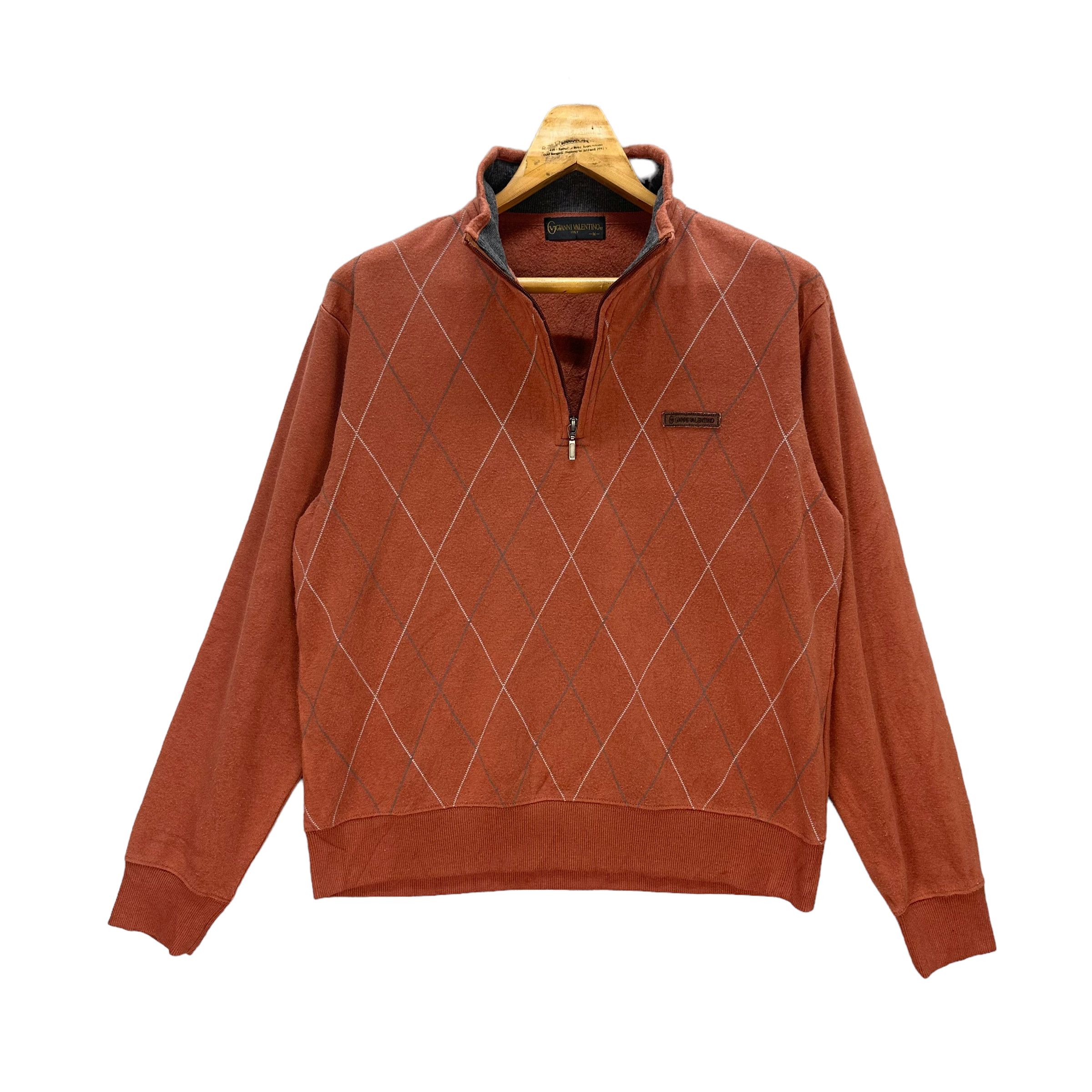 Gianni Valentino GIANNI VALENTINO Half Zip Sweatshirts #8307-002 Size US M / EU 48-50 / 2 - 1 Thumbnail