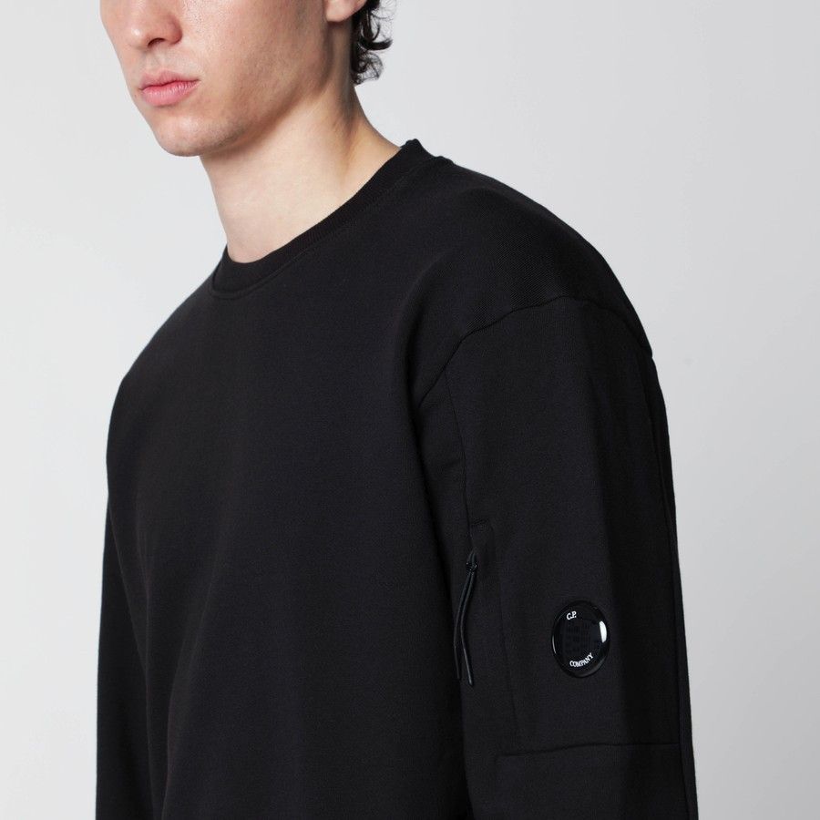 C.P. Company o1d2blof0226 Cotton Crew-neck Sweatshirt in Black Size US L / EU 52-54 / 3 - 4 Thumbnail