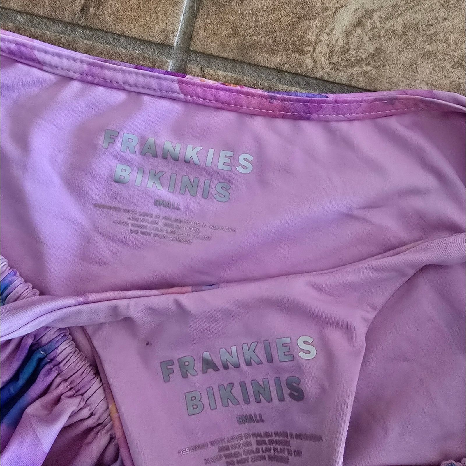 Other Watercolor Floral | FRANKIES BIKINIS | Ziggy Bikini Set Size ONE SIZE - 6 Thumbnail