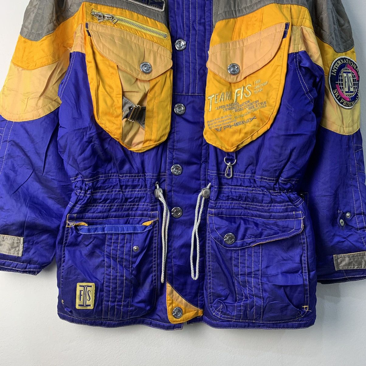 Phenix Ski Jacket Hooded Multicolor Thick Jacket