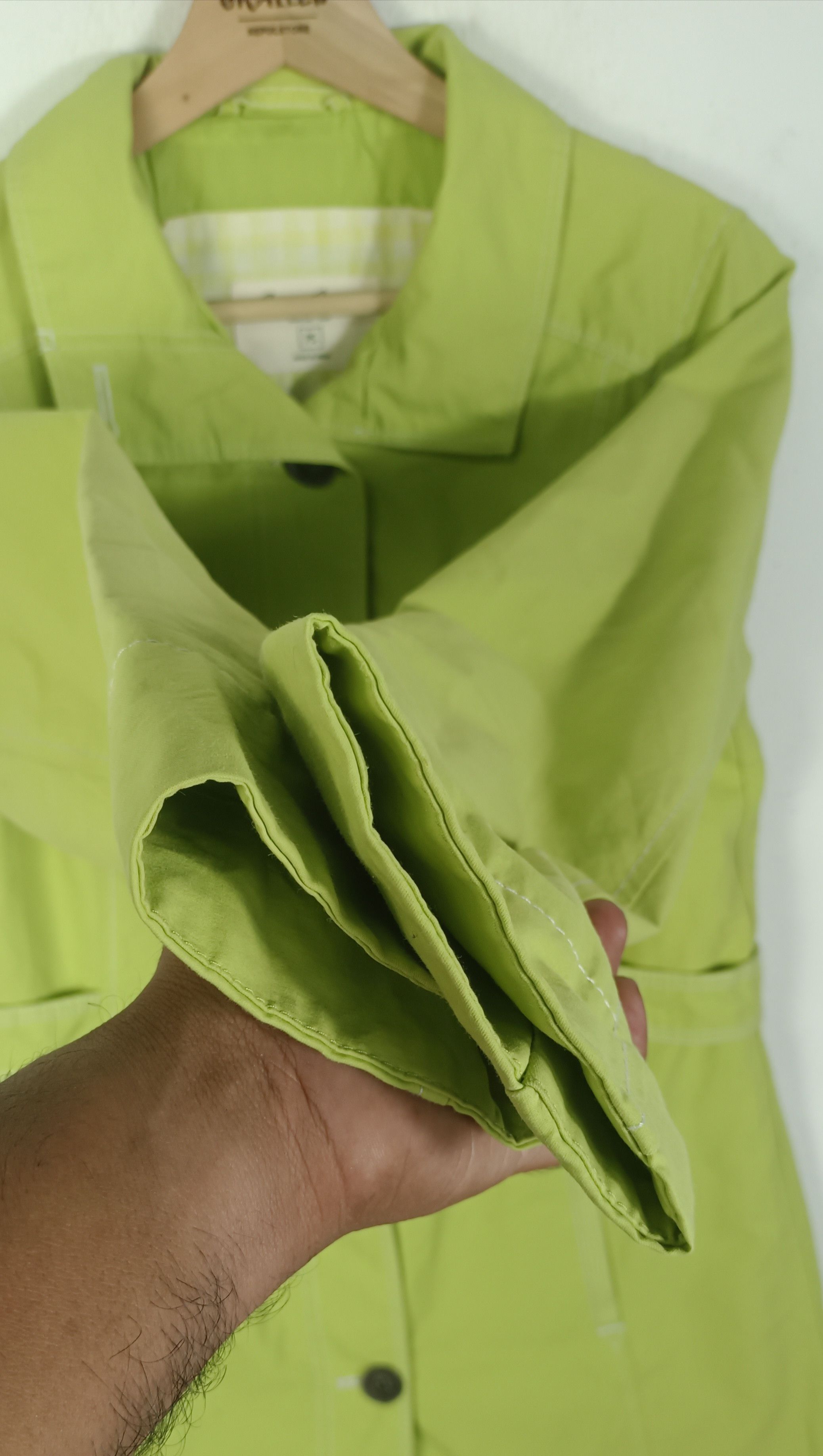 Eddie Bauer Eddie Bauer Seattle USA Lime Green Trench Coat Size S / US 4 / IT 40 - 9 Thumbnail