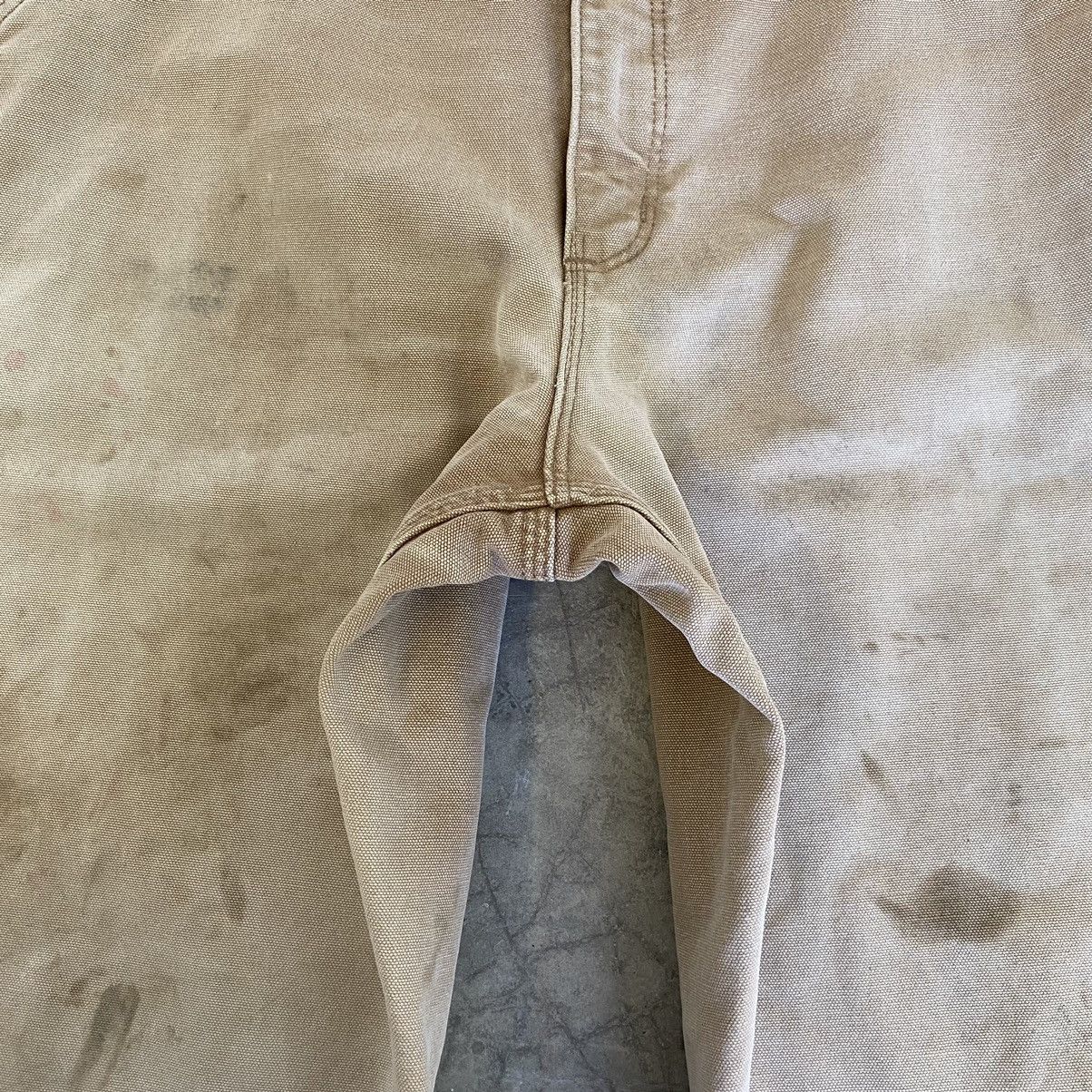 Carhartt VTG Carhartt Blanket Lined Distressed Dirty Carpenter Pants Size US 36 / EU 52 - 15 Thumbnail