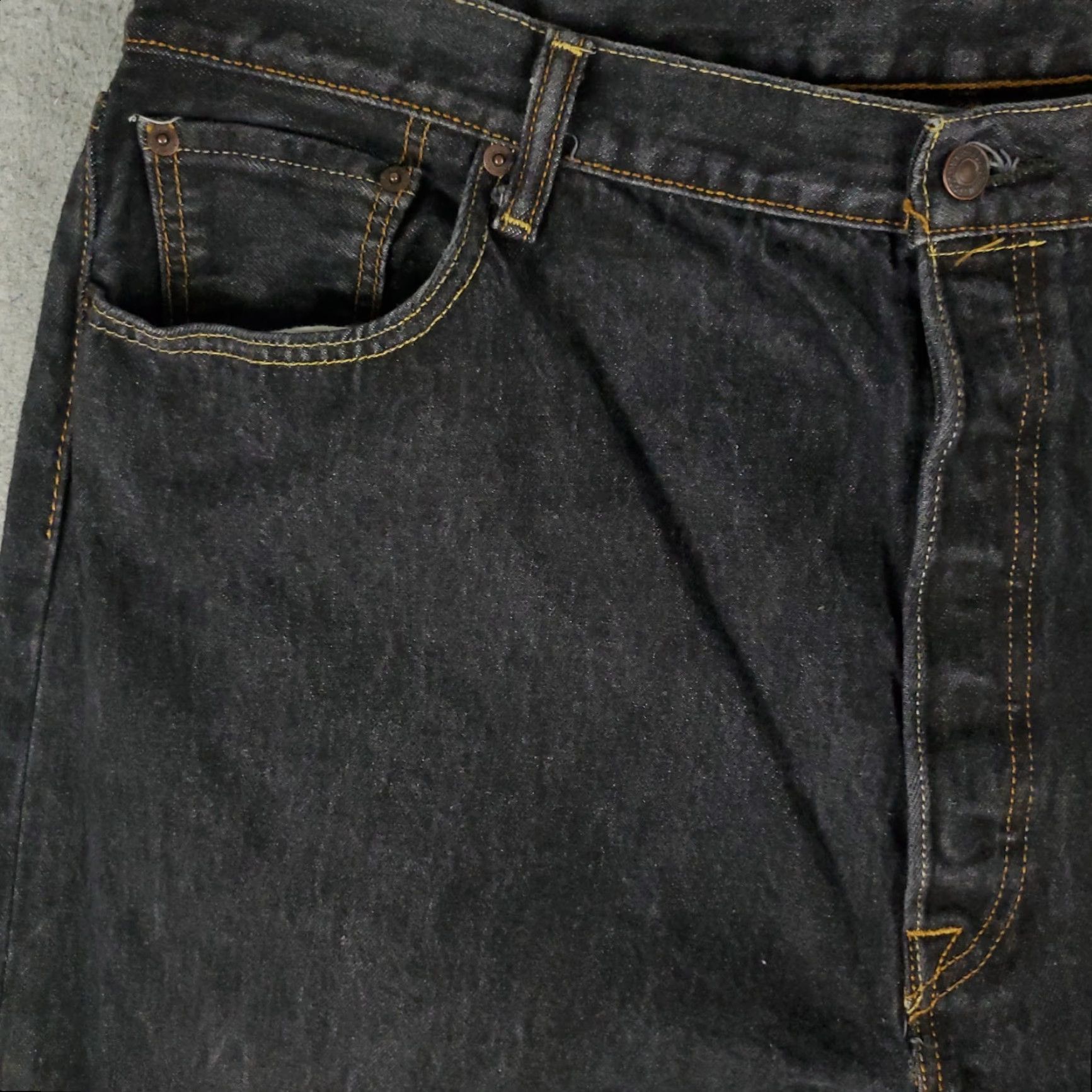 Levi's VINTAGE Levi's 501 Jeans Mens Size 44x30 Denim Straight Leg Classic Cotton Blue Size US 44 / EU 60 - 2 Thumbnail