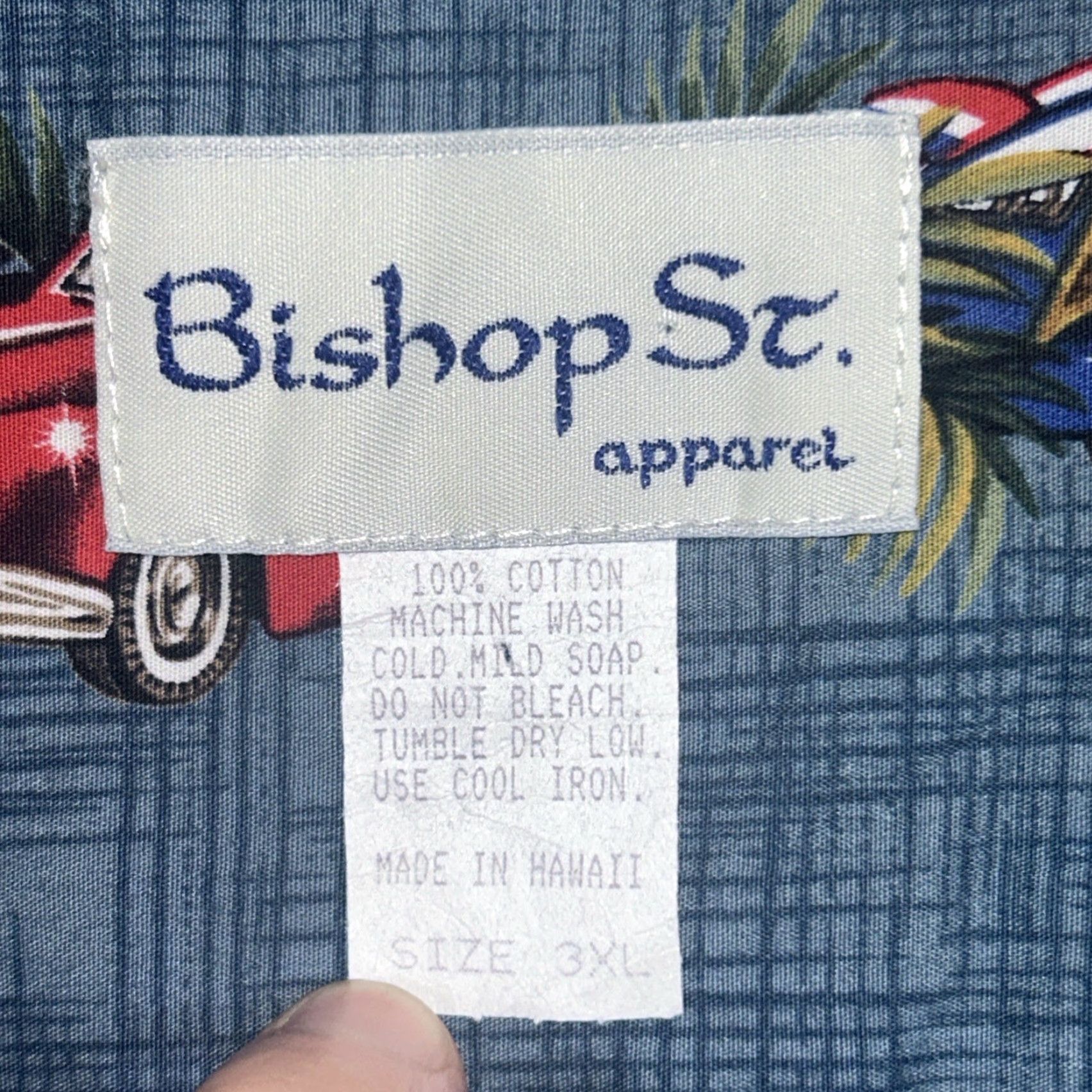 Vintage VINTAGE St Bishop Apparel Beach Sunset Hawaiian Shirt Button Up Pocket 3XL Size US XXL / EU 58 / 5 - 3 Thumbnail