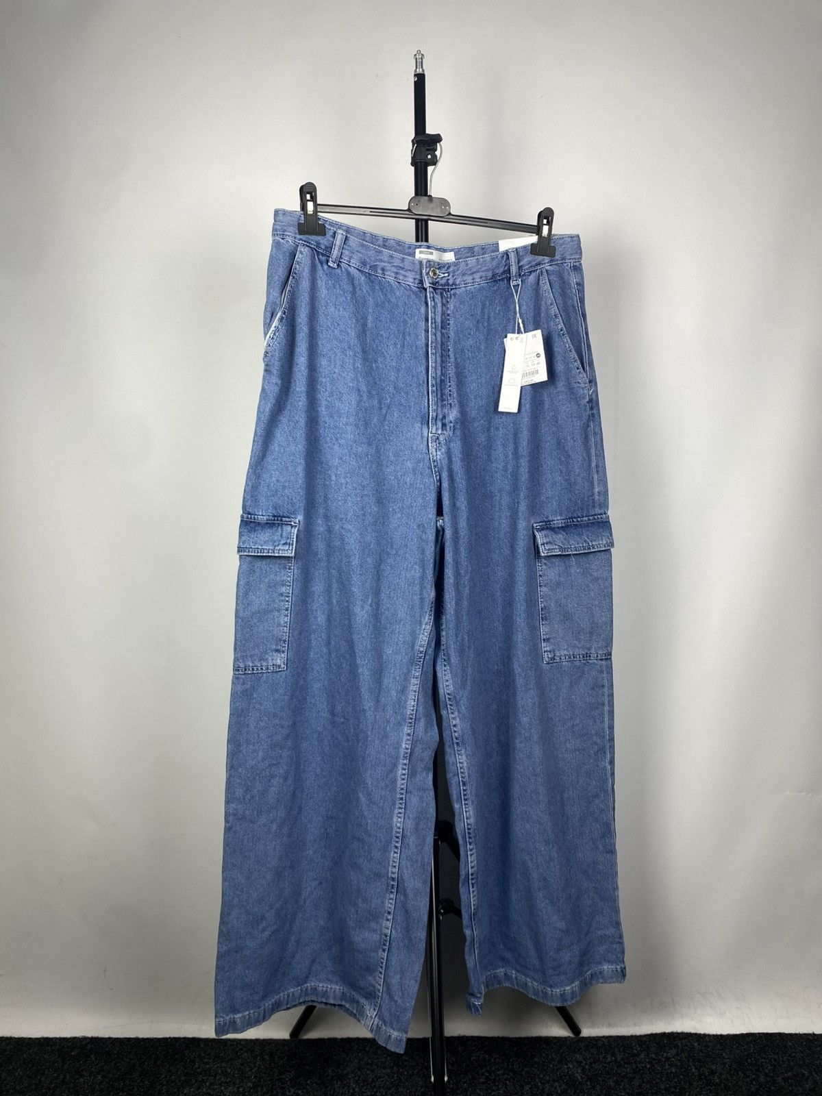 Bershka × JNCO NEW Y2K Berhka Style Extra Baggy Carpenter SK8 Jeans Size US 34 / EU 50 - 1 Thumbnail