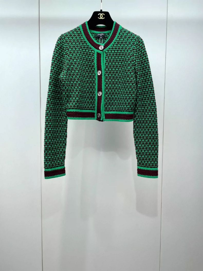 Chanel 23A Handicraft Workshop Series Knitted Cardigan jack