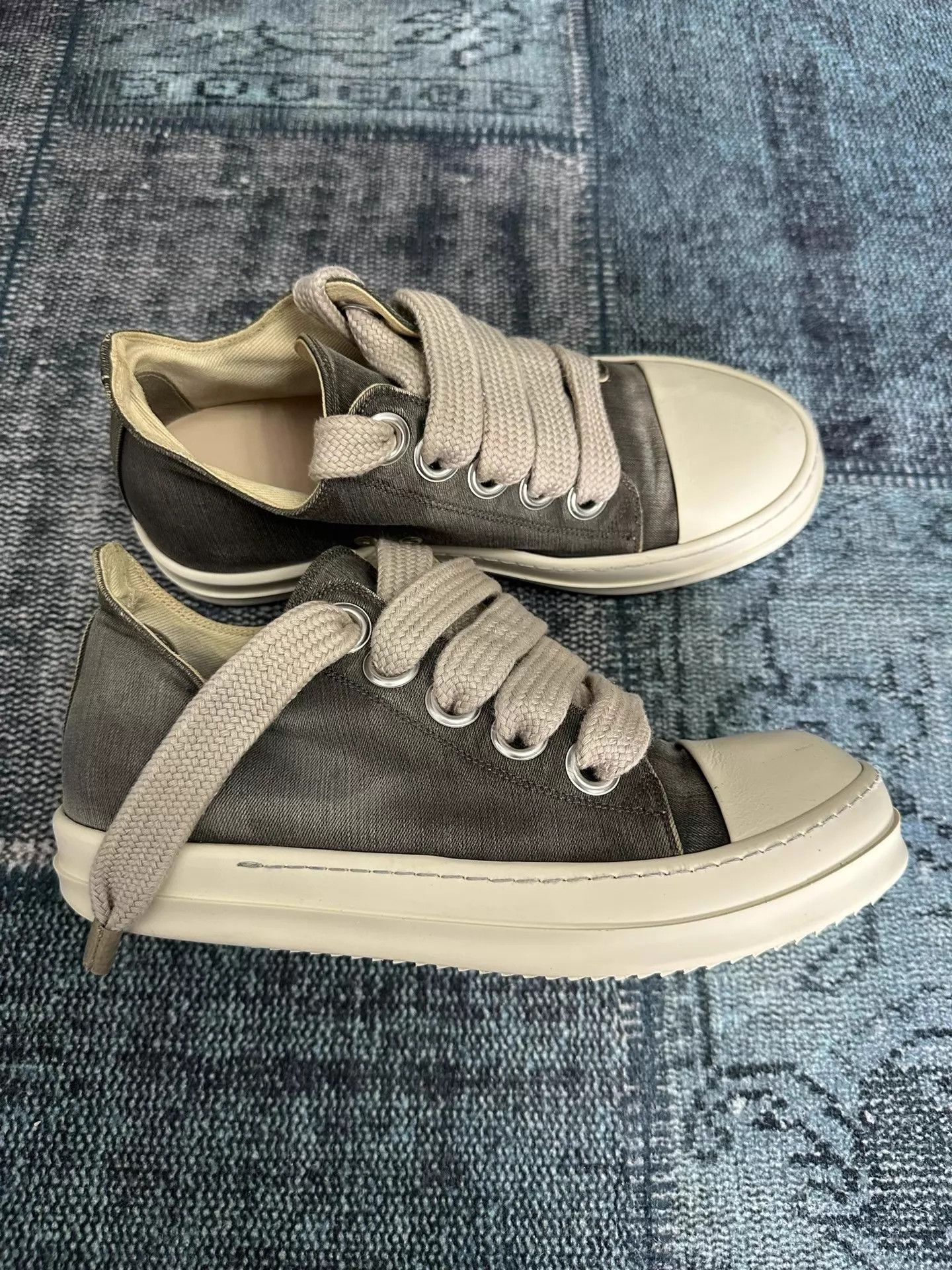 Rick Owens Rick Owens DRKSHDW Thick Laced Low Top 42 Size US 9 / EU 42 - 4 Thumbnail