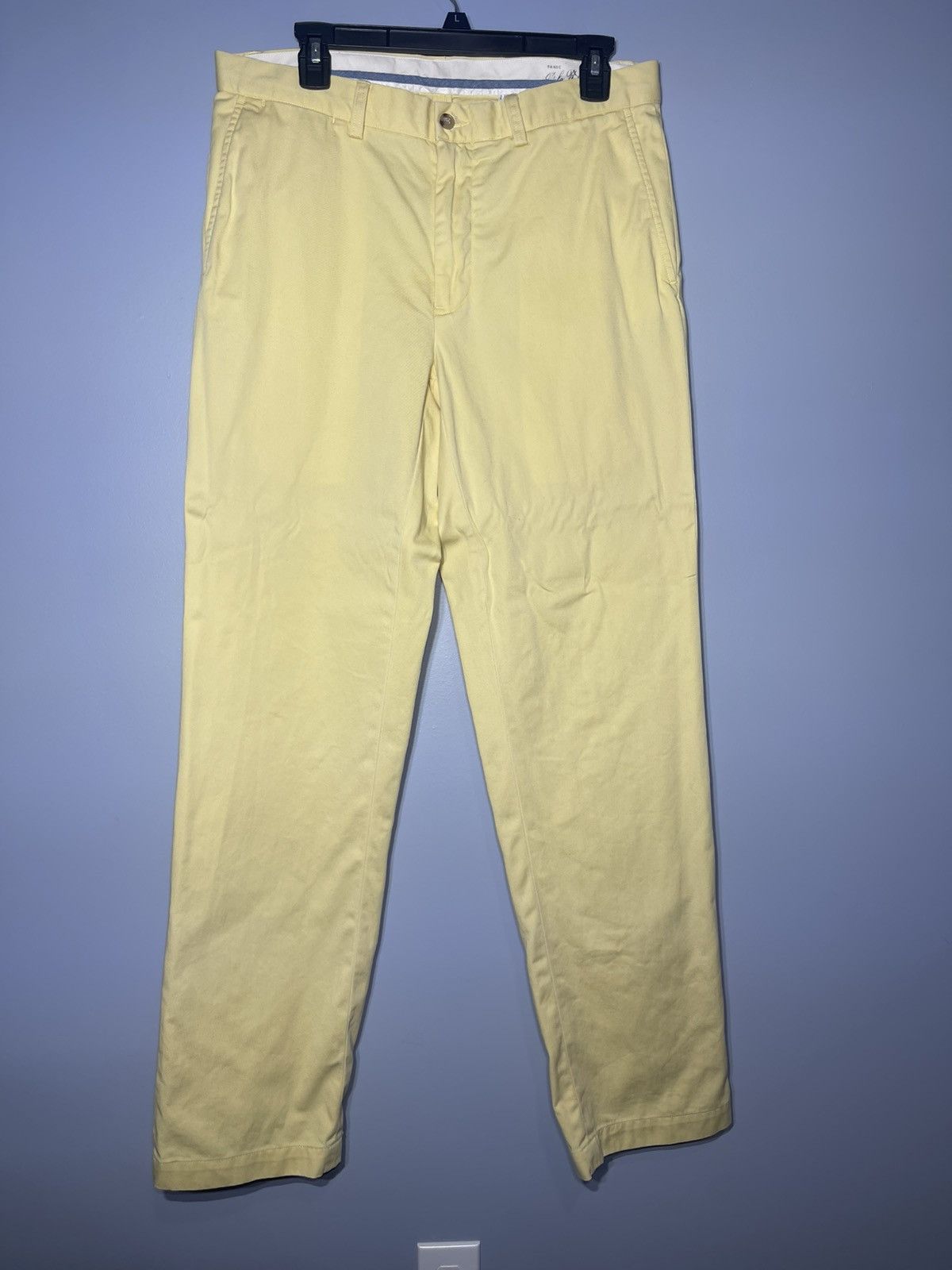 Polo Ralph Lauren Polo Ralph Lauren Pants Men’s 32x32 Yellow Classic Fit Chino Size US 32 / EU 48 - 2 Thumbnail