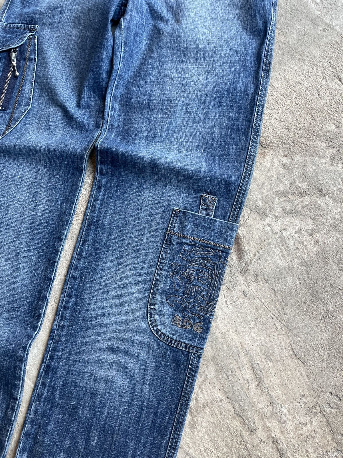 Japanese Brand Vintage Japanese Baggy Washed Carpenter Pants JNCO Style Size US 32 / EU 48 - 4 Thumbnail