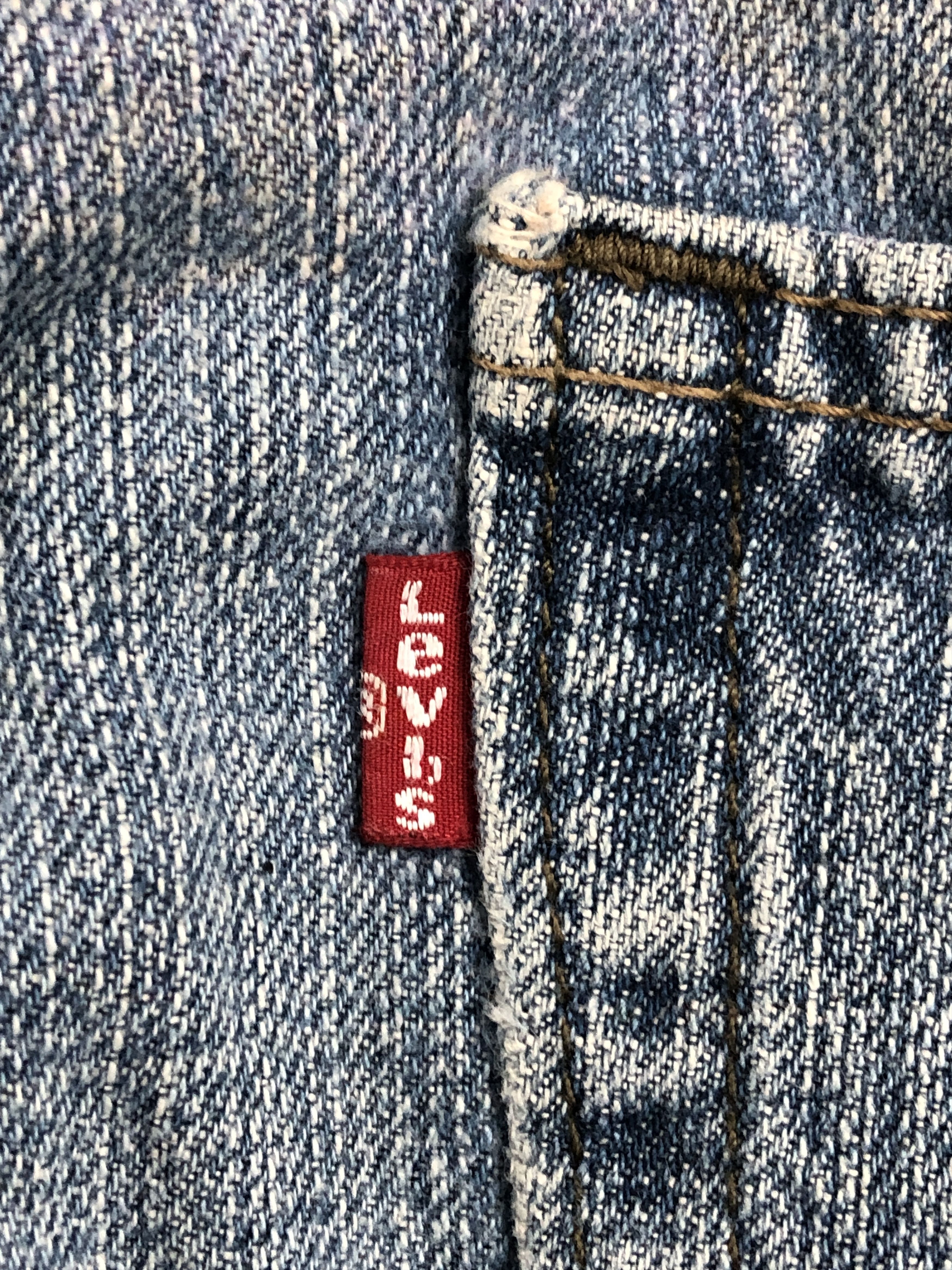 Levi's vIntage Levis 514 Lightwash Blue Jeans DP2429 Size US 33 - 6 Thumbnail