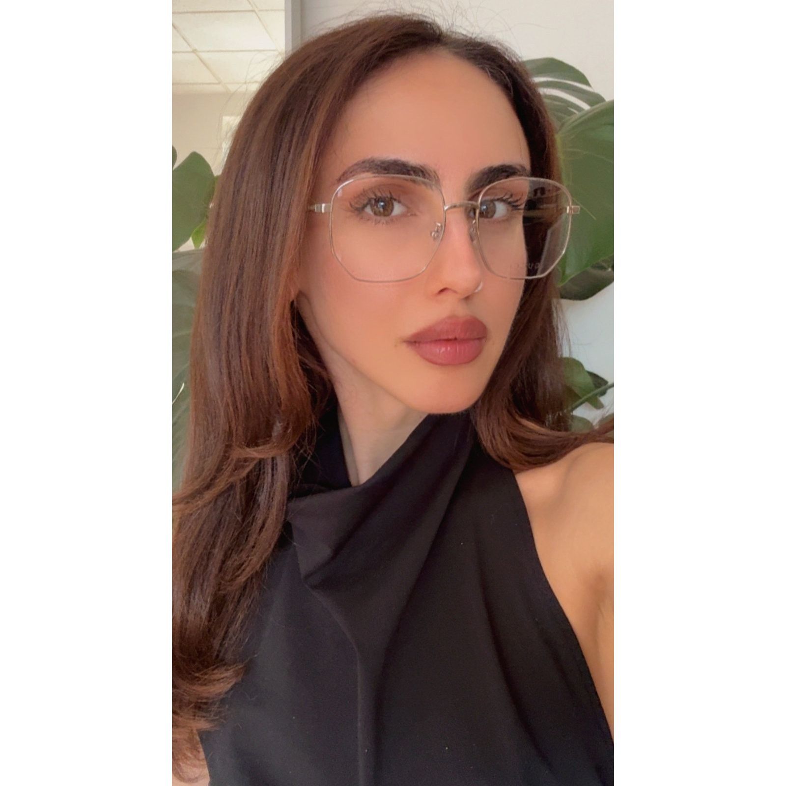 Gucci NEW Gucci GG0973O Silver Metal Oversized Square Frames Size ONE SIZE - 2 Thumbnail