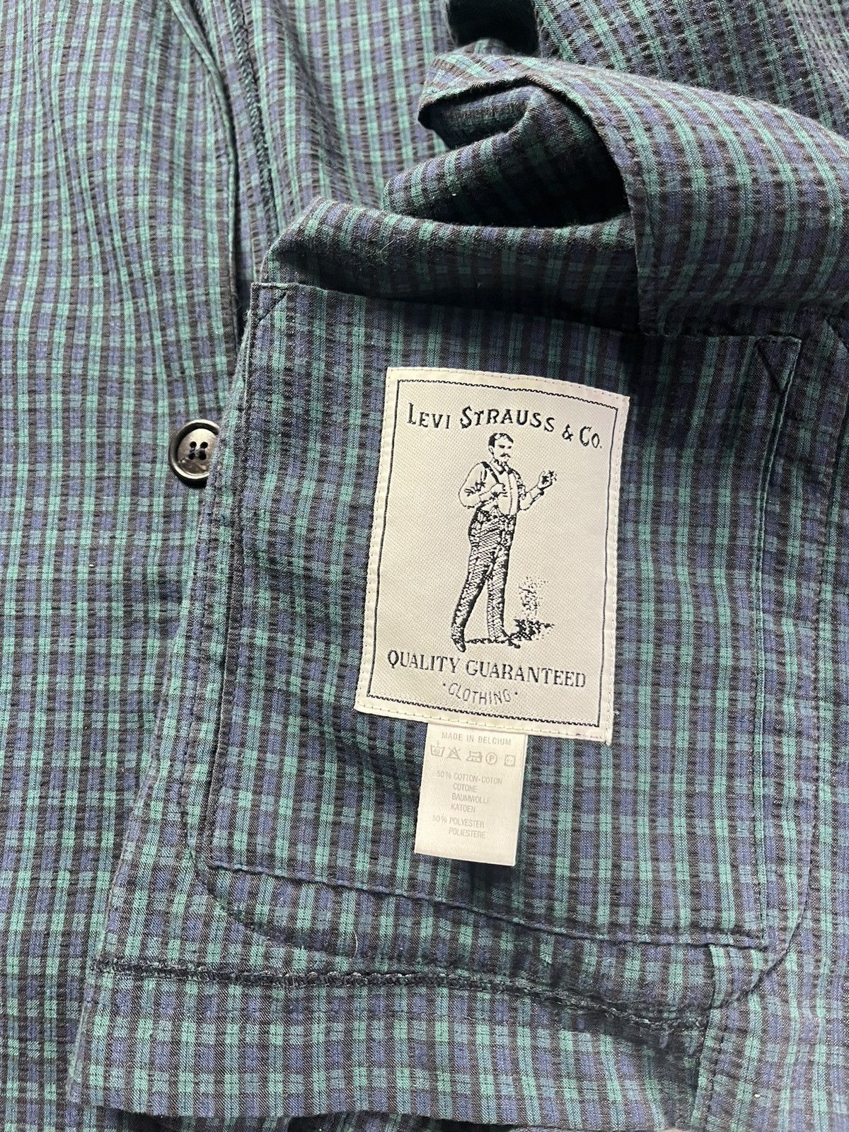 Levi's × Levi's Vintage Clothing × Vintage Vintage Levi Strauss & Co Quality Guaranteed blazer Size US L / EU 52-54 / 3 - 10 Thumbnail