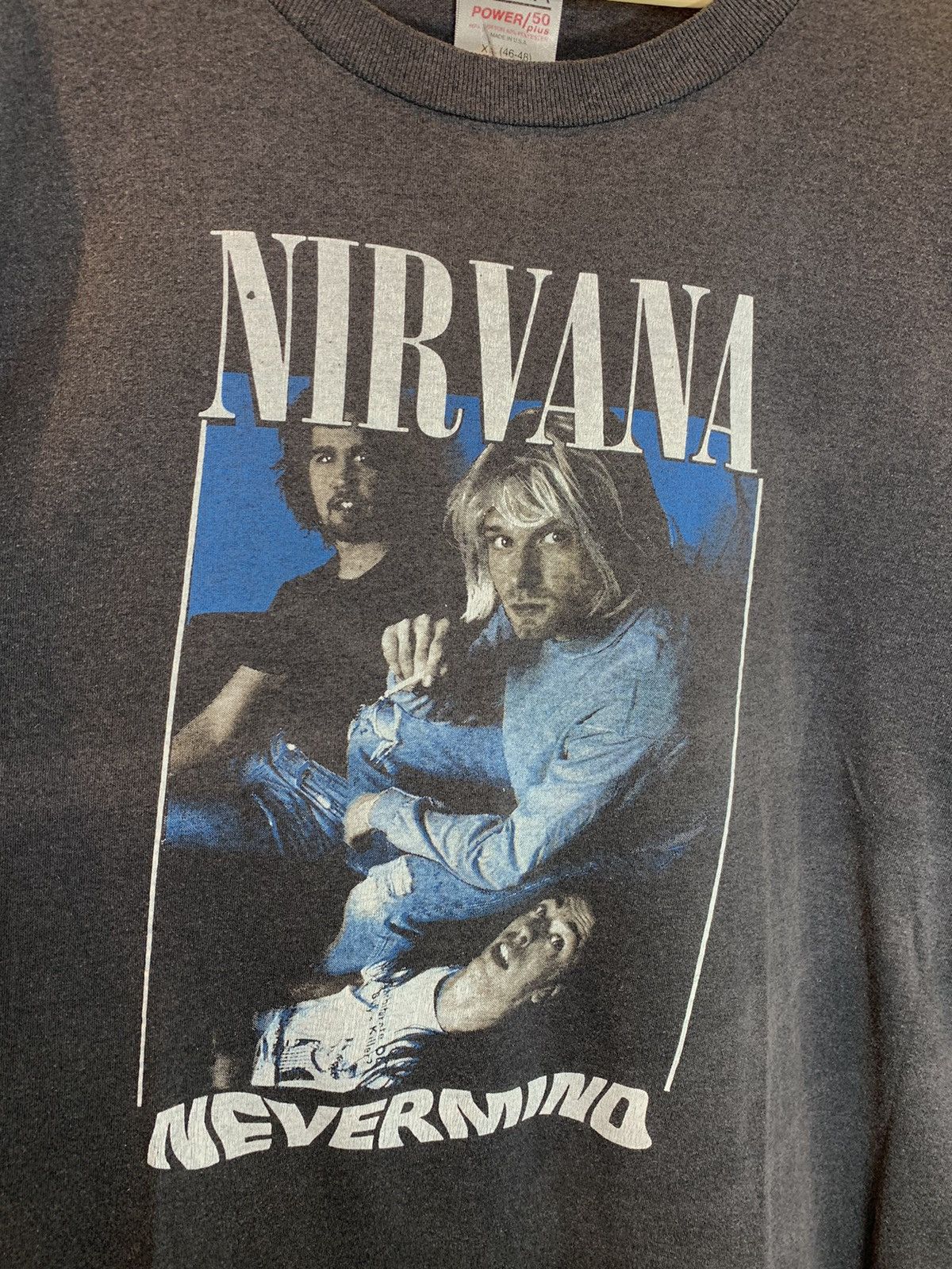 Nirvana RARE* Vintage 1991 Nirvana Nevermind Album Kurt Cobain Shirt Size US XL / EU 56 / 4 - 3 Thumbnail