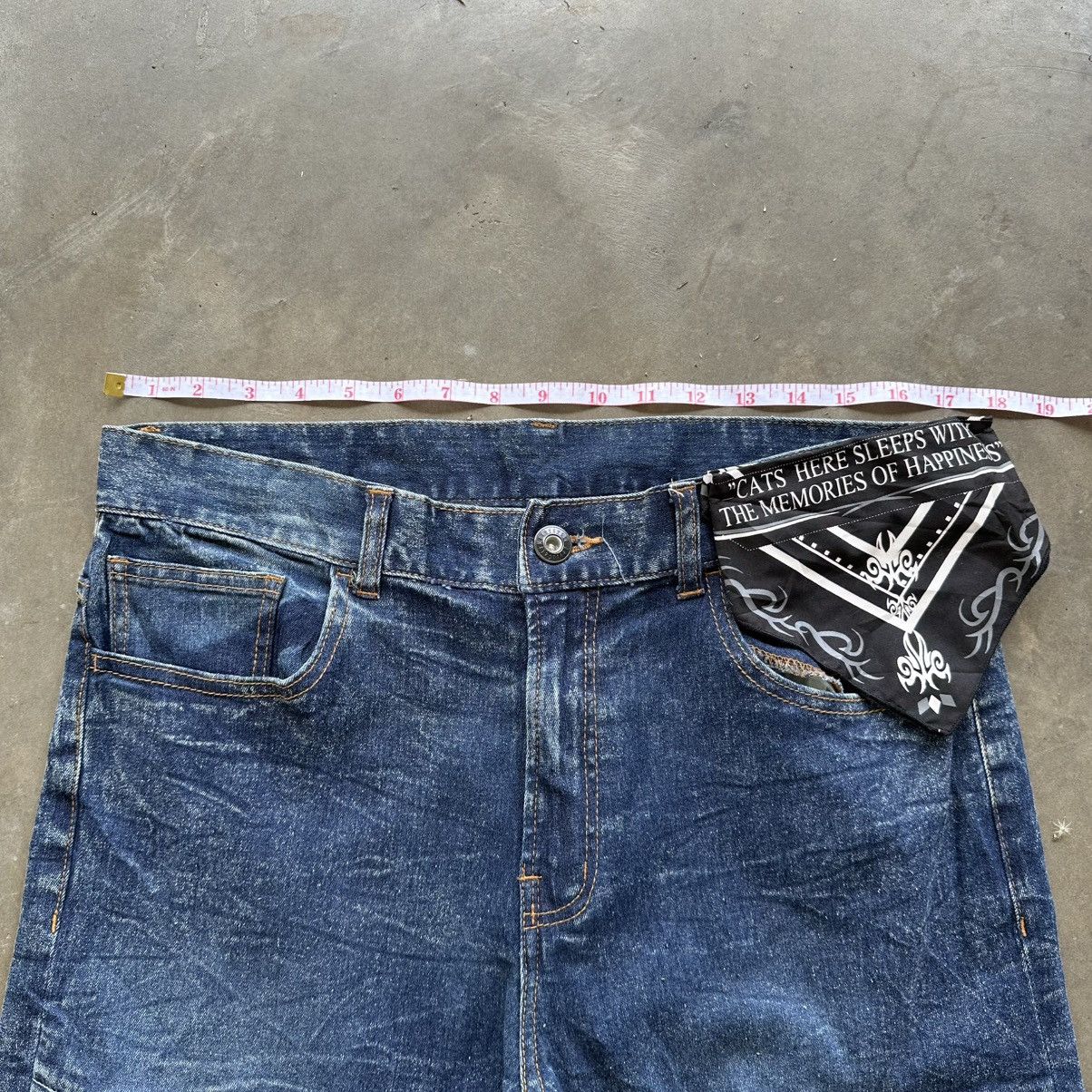 Japanese Brand Vintage Devilscats Distressed Denim Jean Pant W35 Size US 35 - 8 Thumbnail