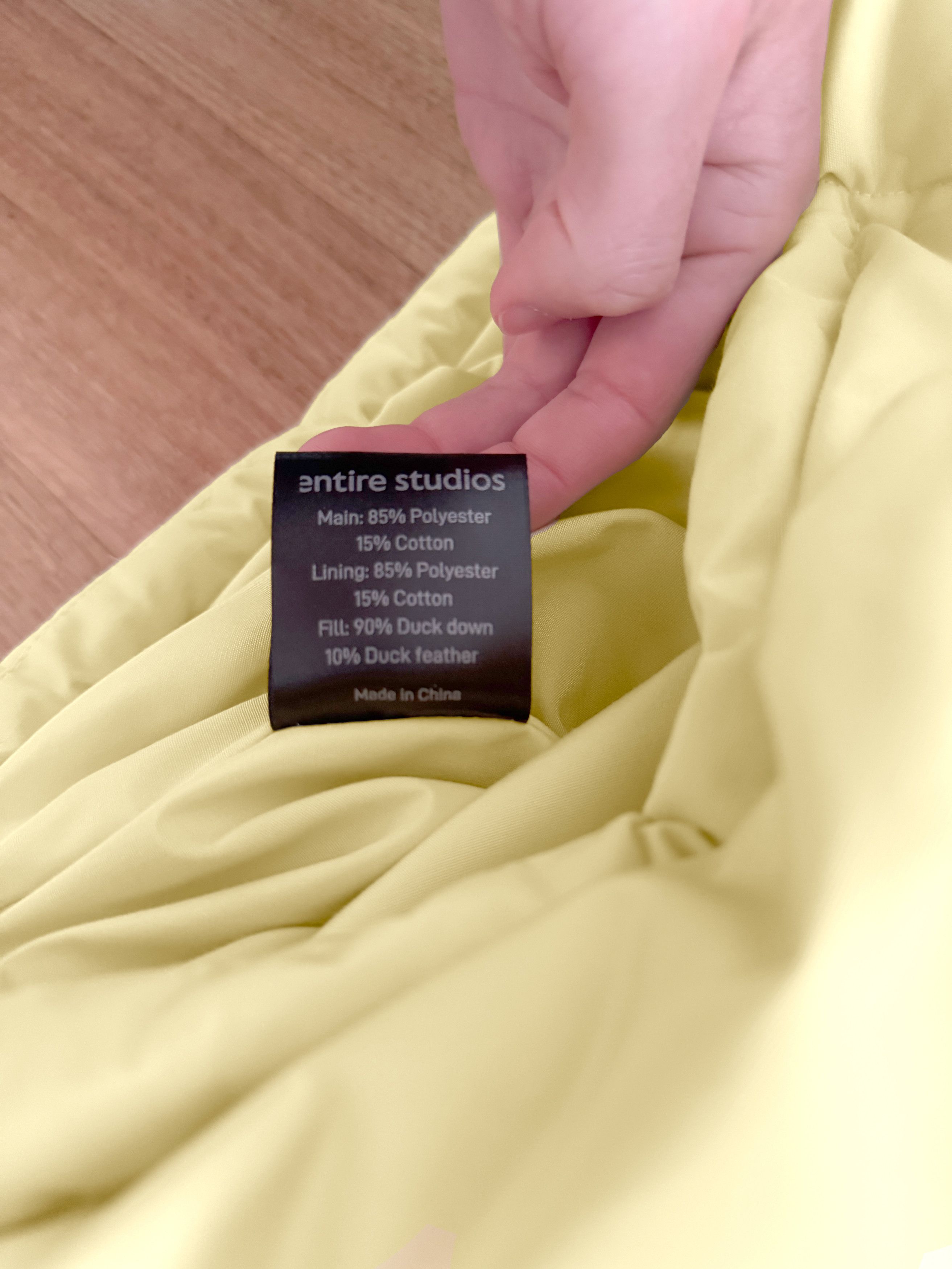 Entire Studios Entire Studios Drop 2 SOA Puffer Jacket BLONDE Size S Size US S / EU 44-46 / 1 - 7 Thumbnail