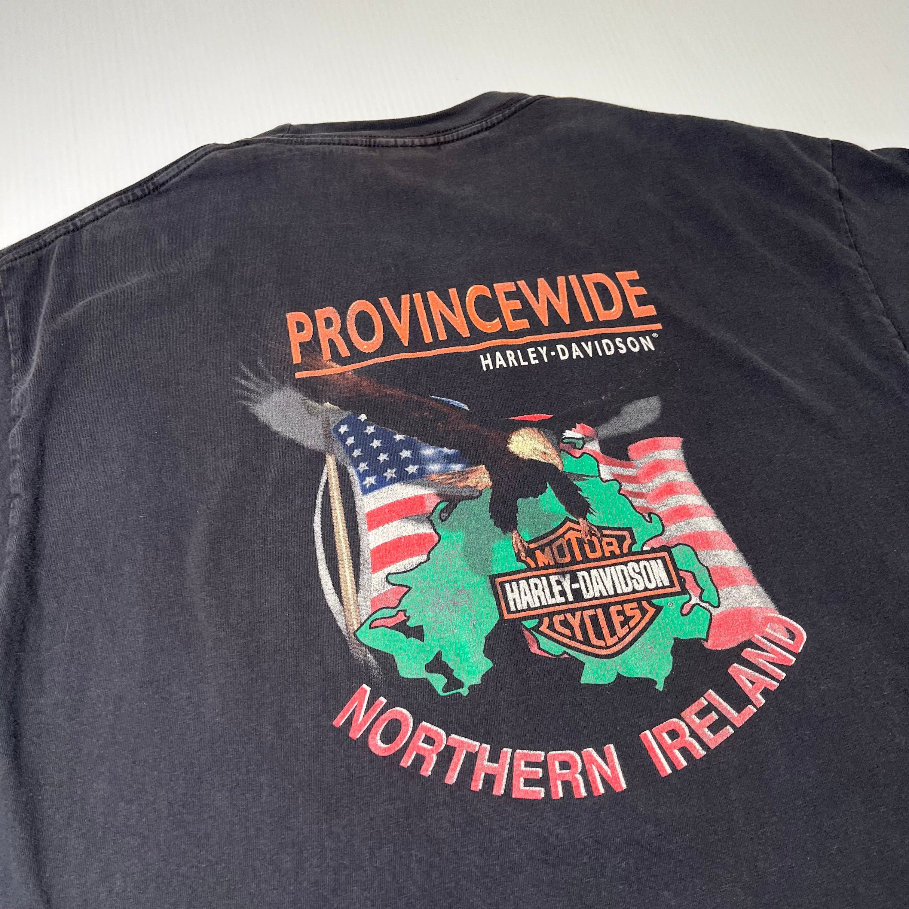 Harley Davidson Vintage Harley Davison Northern Ireland Graphic Tee XL Size US XL / EU 56 / 4 - 6 Thumbnail