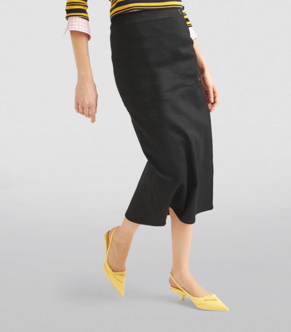 Prada o1la1rc1a0724 Heeled Pump in Yellow Size US 9.5 / IT 39.5 - 7 Thumbnail