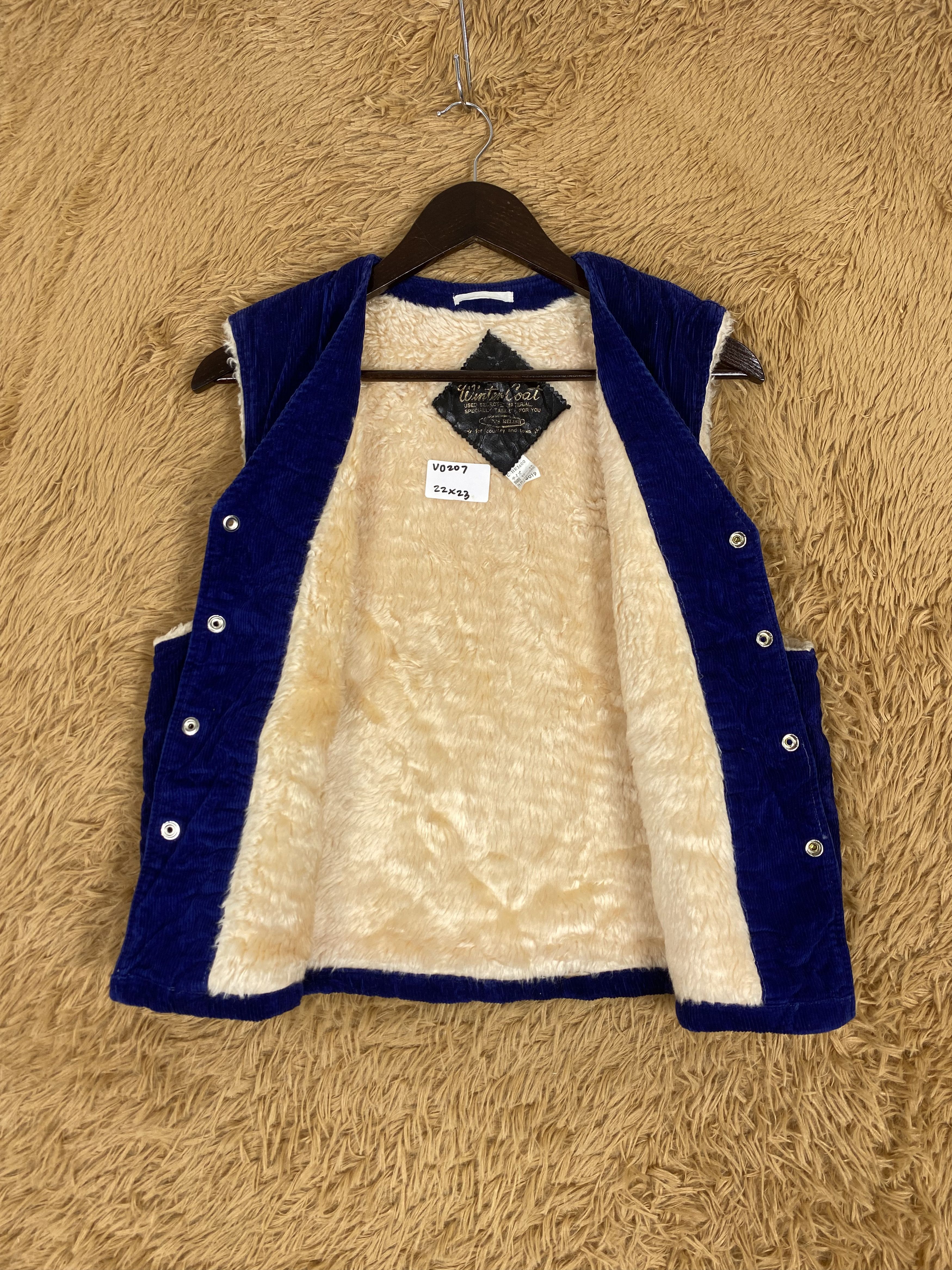 Japanese Brand Vintage Winter Coat Fleece Lining Vest Size US L / EU 52-54 / 3 - 4 Thumbnail