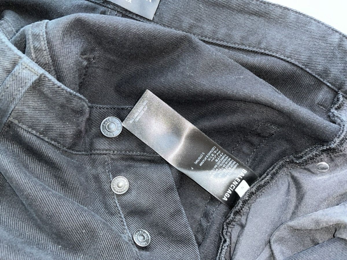 Balenciaga Balenciaga Baggy Pants in black soft moleskine denim S Size US 30 / EU 46 - 9 Thumbnail