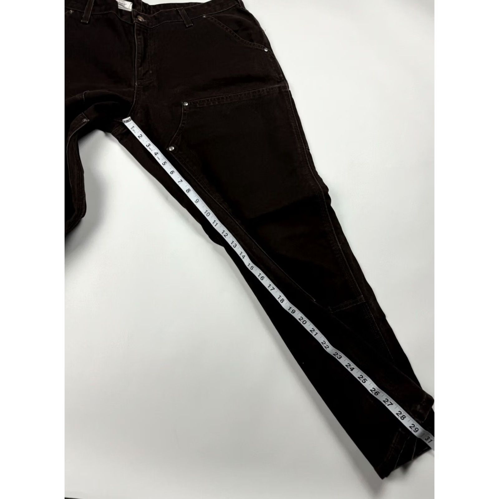 Carhartt VINTAGE Carhartt Pants Women’s Size 18 X 30 Brown Canvas Work Double Knee Relaxed 29 Inseam Men/Women? (Note: For compliance, I cannot add new info.) Size 24" / US 00 / IT 34 - 5 Thumbnail