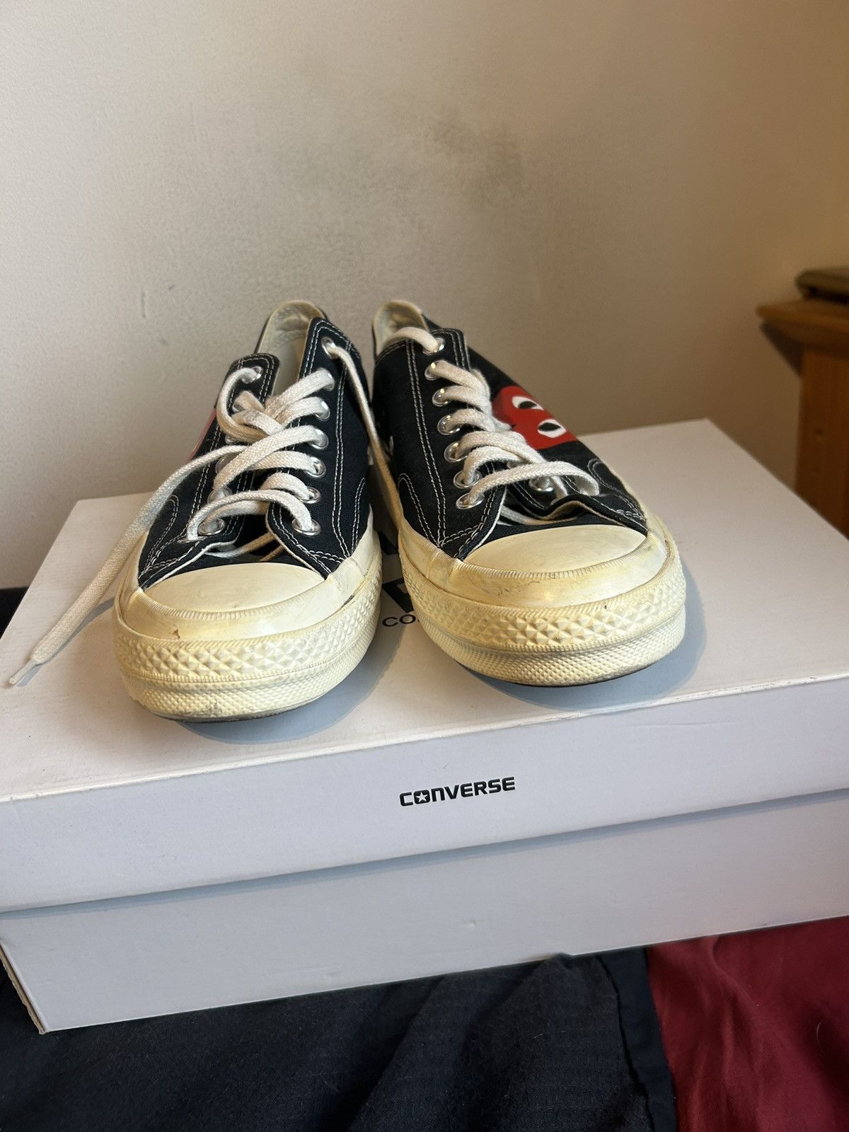 Comme des Garcons × Comme des Garcons PLAY Cdg play converse low top Size US 10 / EU 43 - 9 Thumbnail