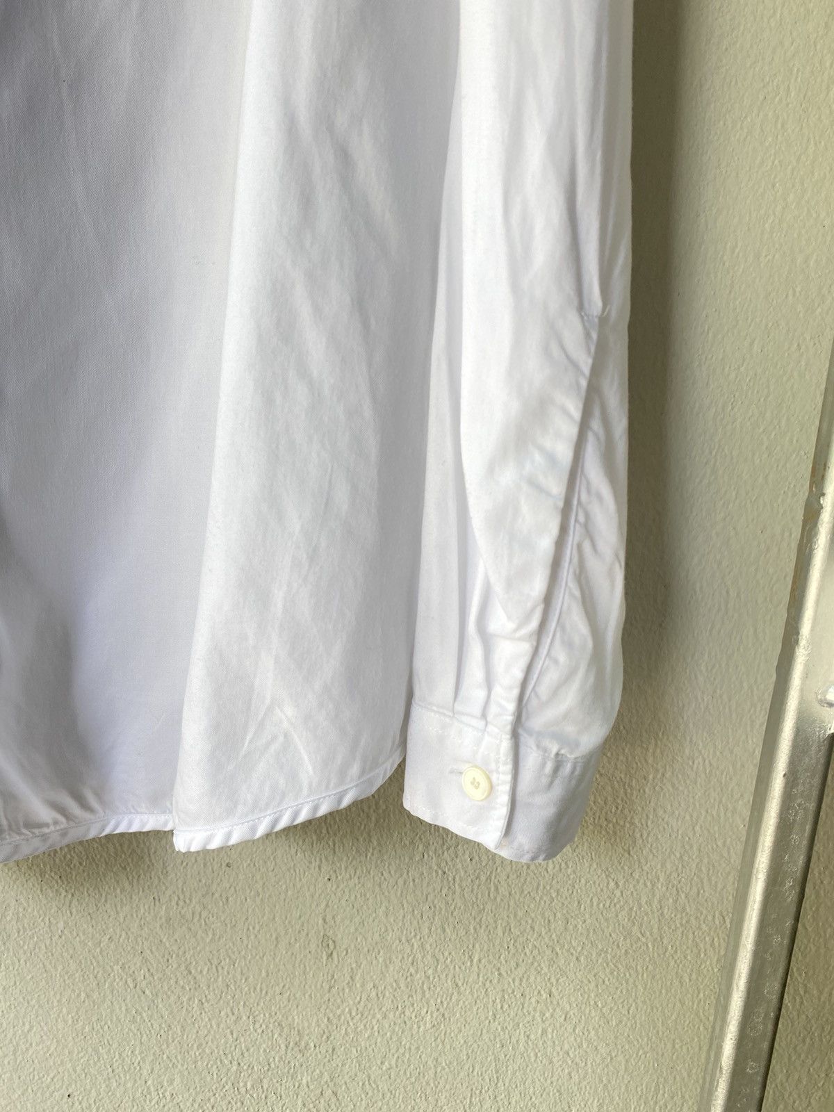 Acne Studios Acne Studios White Hidden Button Long Sleeve Shirt Size XS / US 0-2 / IT 36-38 - 4 Thumbnail