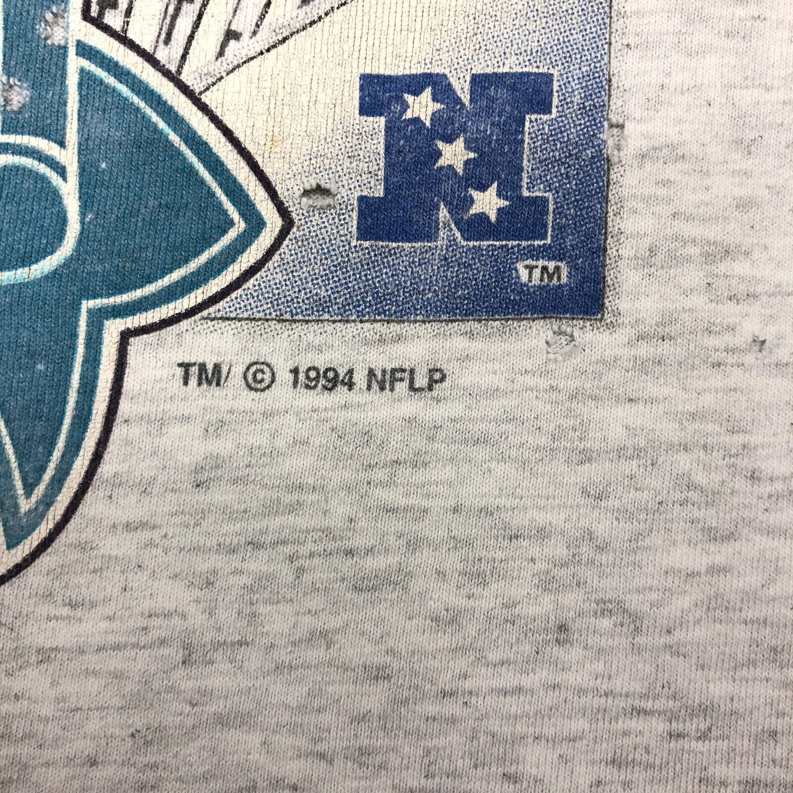 NFL × Vintage Vintage 1994 Super Bowl XXVIII NFL Distressed Tee T Shirt L Size US L / EU 52-54 / 3 - 3 Thumbnail