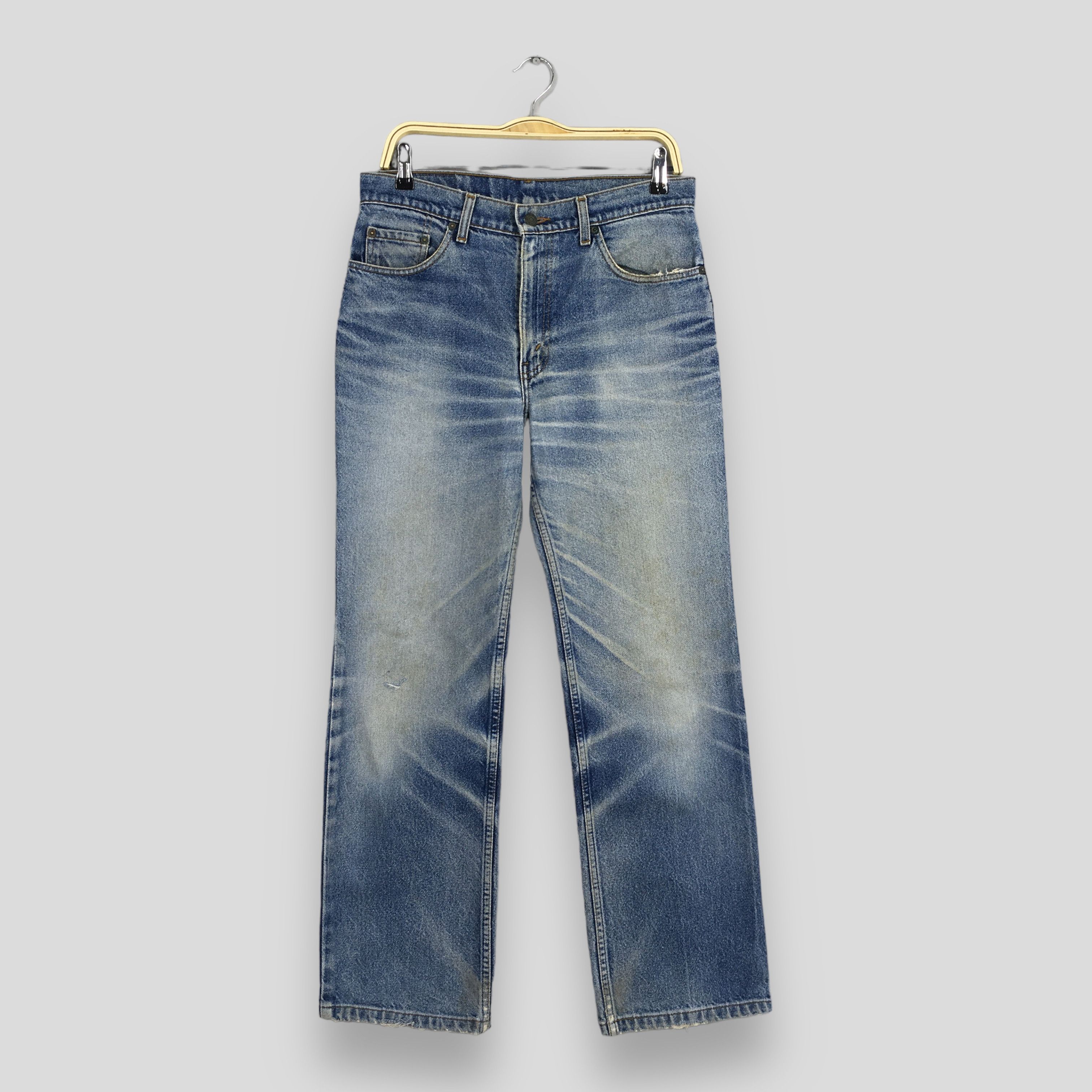 Levi's Size 31x28 Vintage 90s Levi's 505 Faded Blue Jeans S1031 Size US 31 - 1 Thumbnail