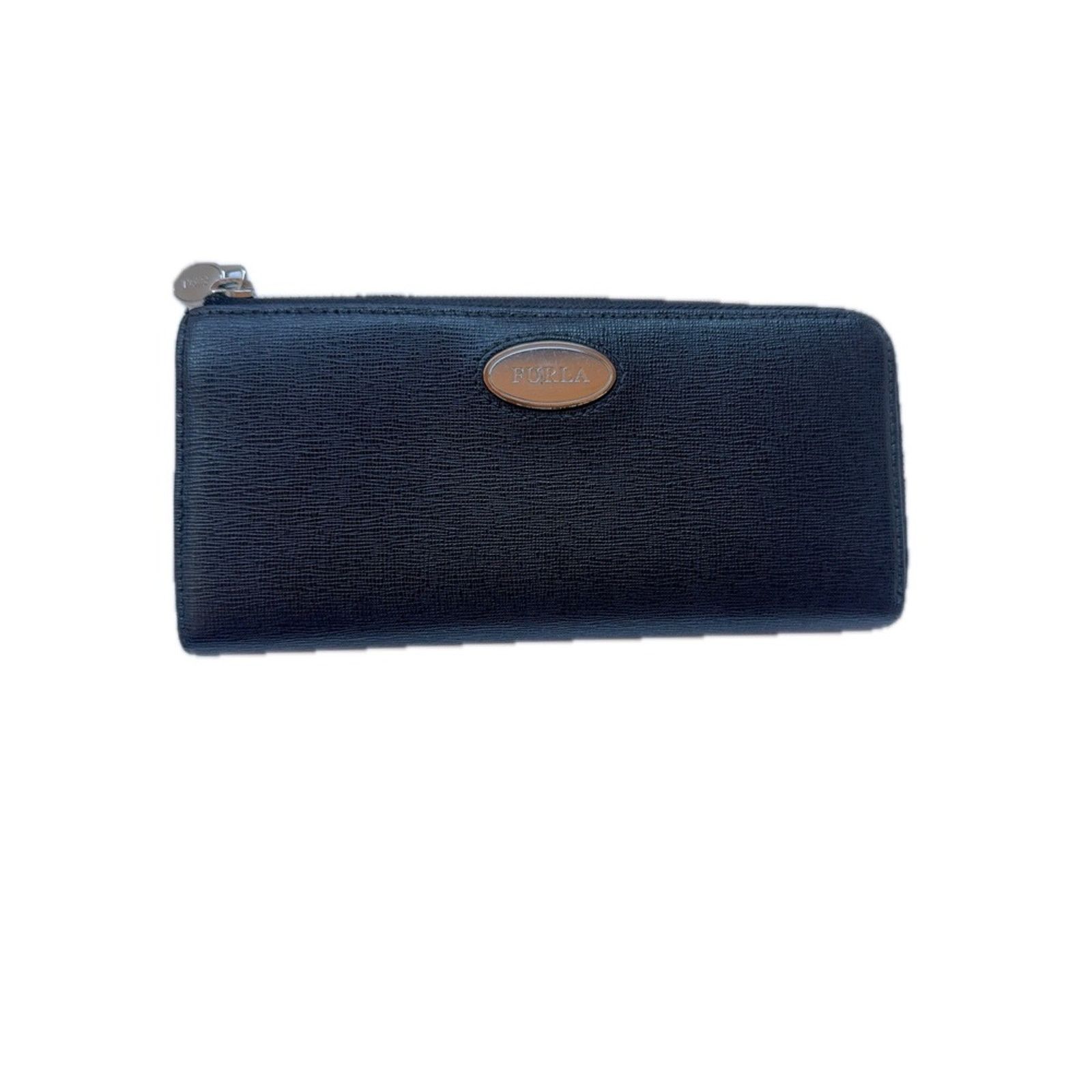 Furla Furla Black Leather Zip Around Continental Wallet Purse Size ONE SIZE - 1 Thumbnail