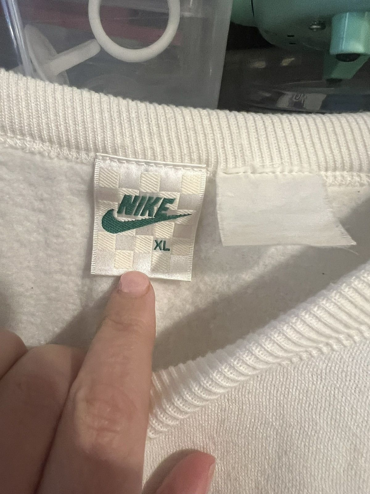 Nike VTG Nike Wimbledon John McEnroe Sweatshirt Tennis Challenge Size US XL / EU 56 / 4 - 2 Thumbnail