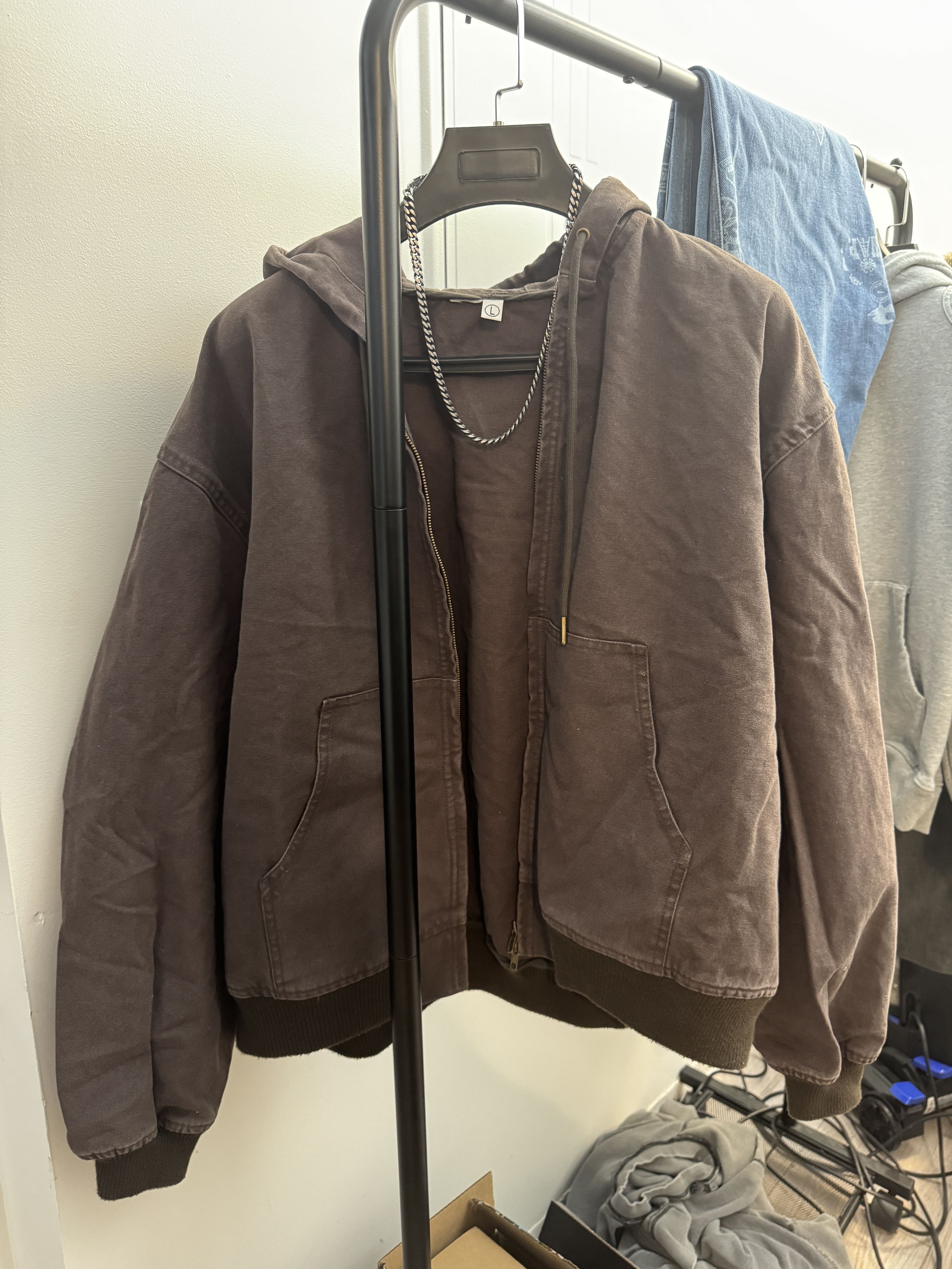 Vintage Workwear Vintage Hoodie Jacket Size US L / EU 52-54 / 3 - 1 Thumbnail