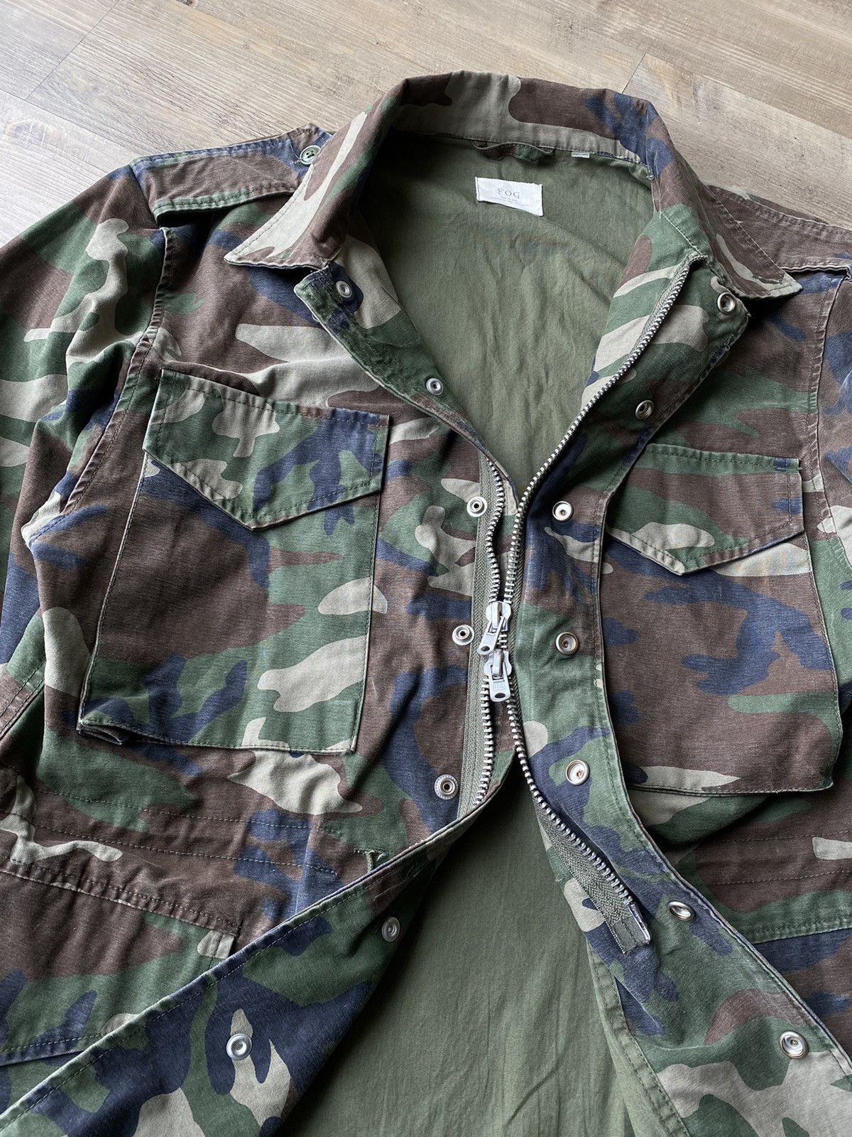 FOG × Fear of God Vintage Fear of God FOG FW15-16 Camouflage Light Jacket Size US M / EU 48-50 / 2 - 9 Thumbnail