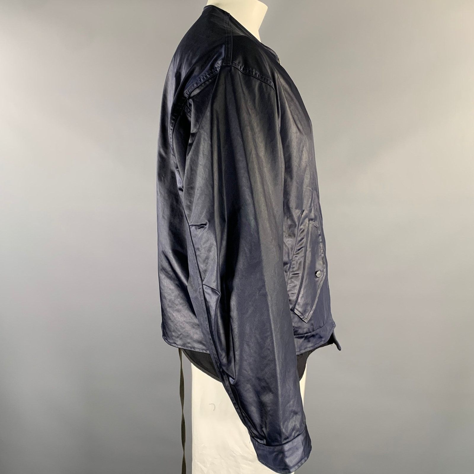 meanswhile MEANSWHILE Size L Navy Black Reversible Jacket Size US L / EU 52-54 / 3 - 4 Thumbnail
