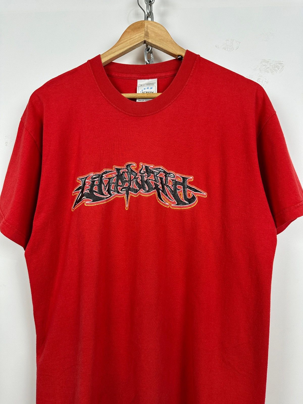 Band Tees 2001 Vintage Limp Bizkit Vintage Y2K Graffiti Band T-Shirt Size US L / EU 52-54 / 3 - 4 Thumbnail