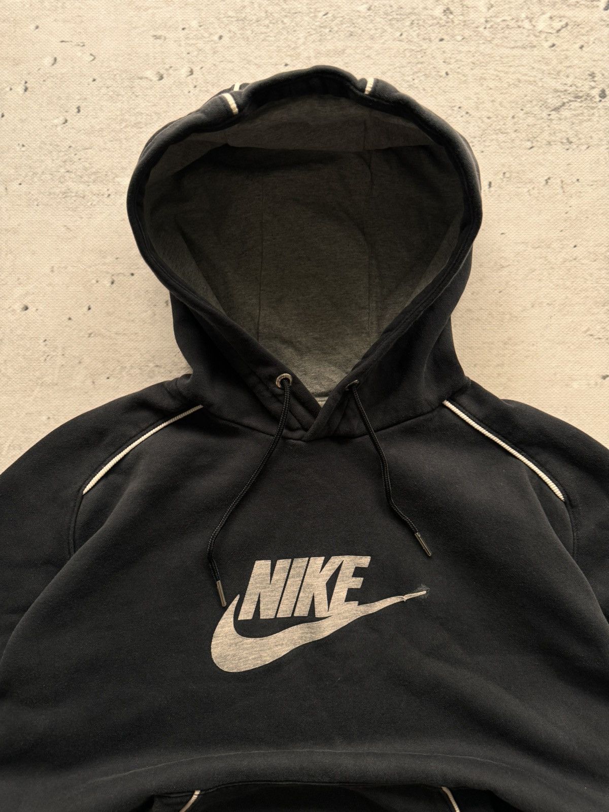 Nike × Vintage NIKE VINTAGE CENTER LOGO OVERSIZE BOXY HOODIE Size US L / EU 52-54 / 3 - 4 Thumbnail