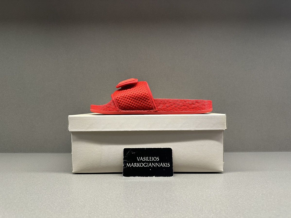 image of Adidas Boost Slide Pharrell Active Red, Women's (Size 6)