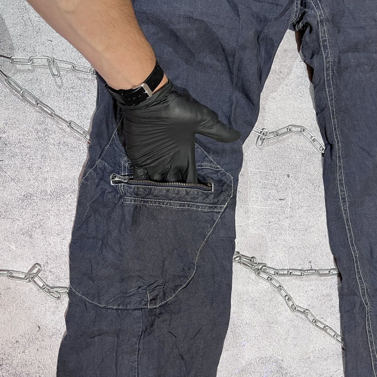 Armani Very Rare Vintage 90’s Armani Hemp Linen Pants Cargo Size 34 Size US 34 / EU 50 - 11 Thumbnail