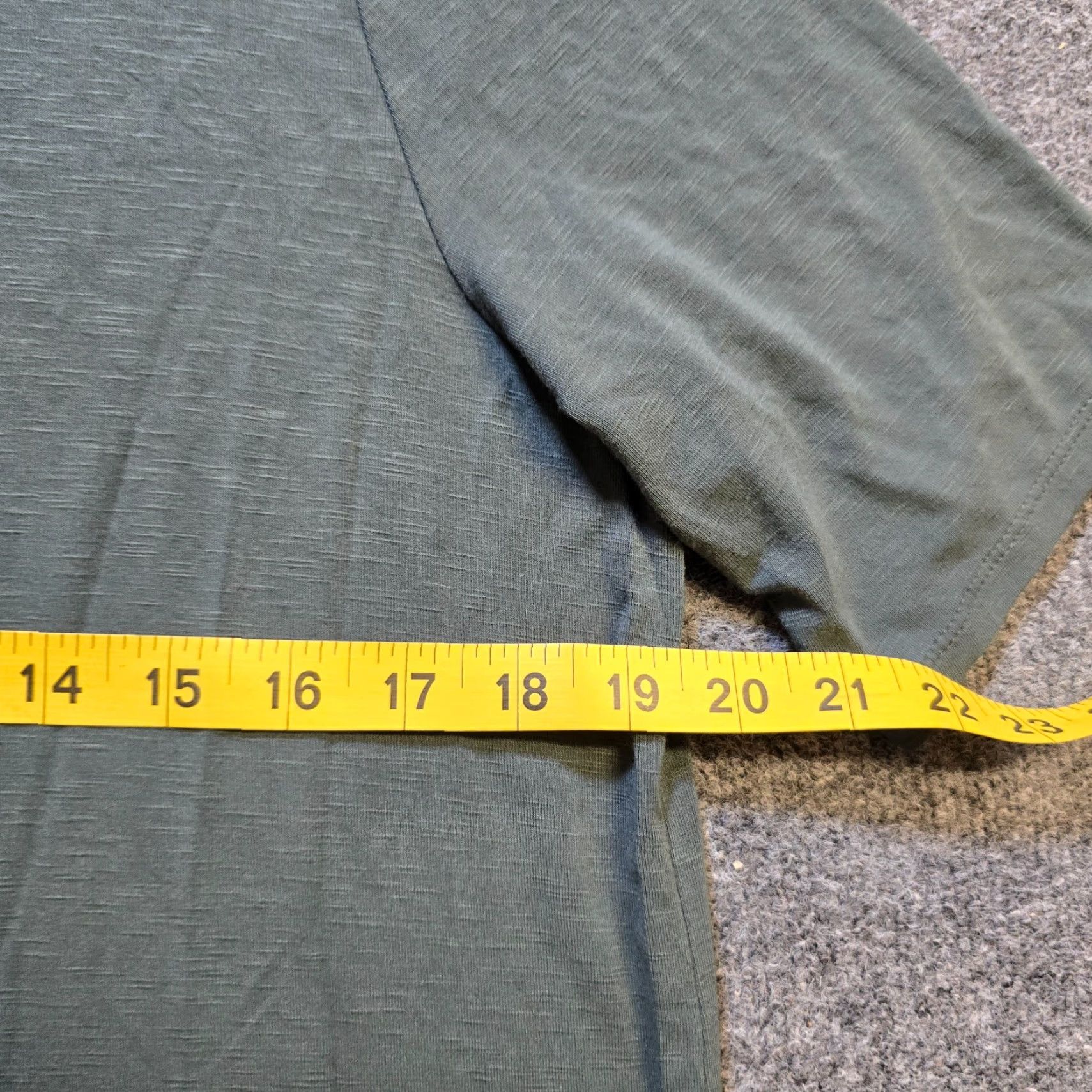 J. Jill J Jill Dress Womens Medium Green Sheath Short Sleeve Stretchy Basic Casual Size 32" / US 10 / IT 46 - 6 Thumbnail