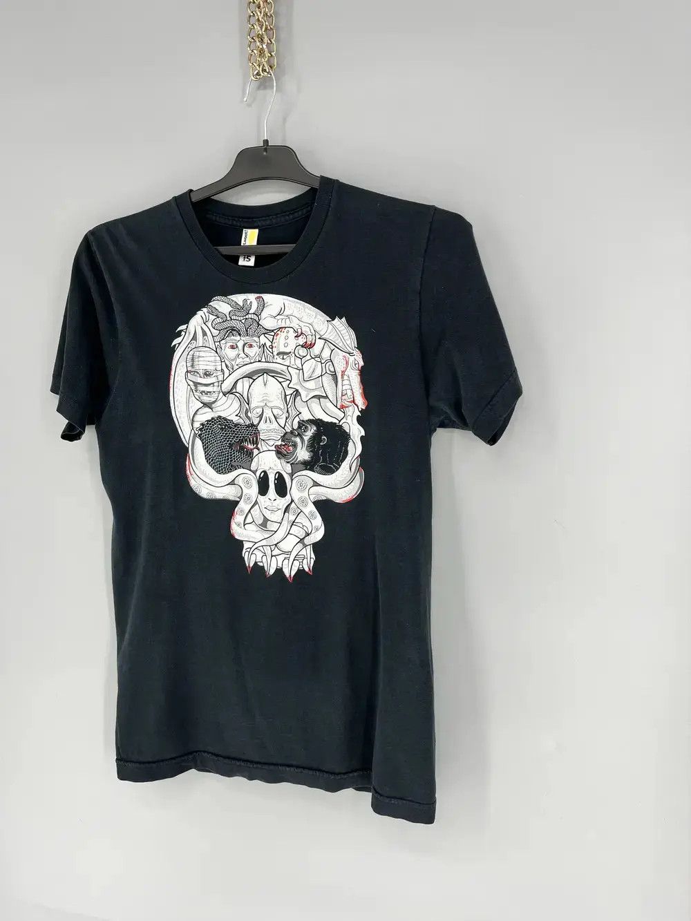 Band Tees Skulls Vintage Y2K Rock Metal Size S Black Humor Logo Size US S / EU 44-46 / 1 - 3 Thumbnail