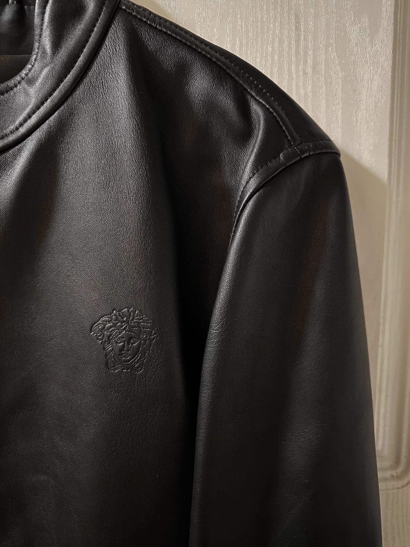 Versace Versace Runway Soft Lambskin Leather Jacket Men's S Size US S / EU 44-46 / 1 - 5 Thumbnail