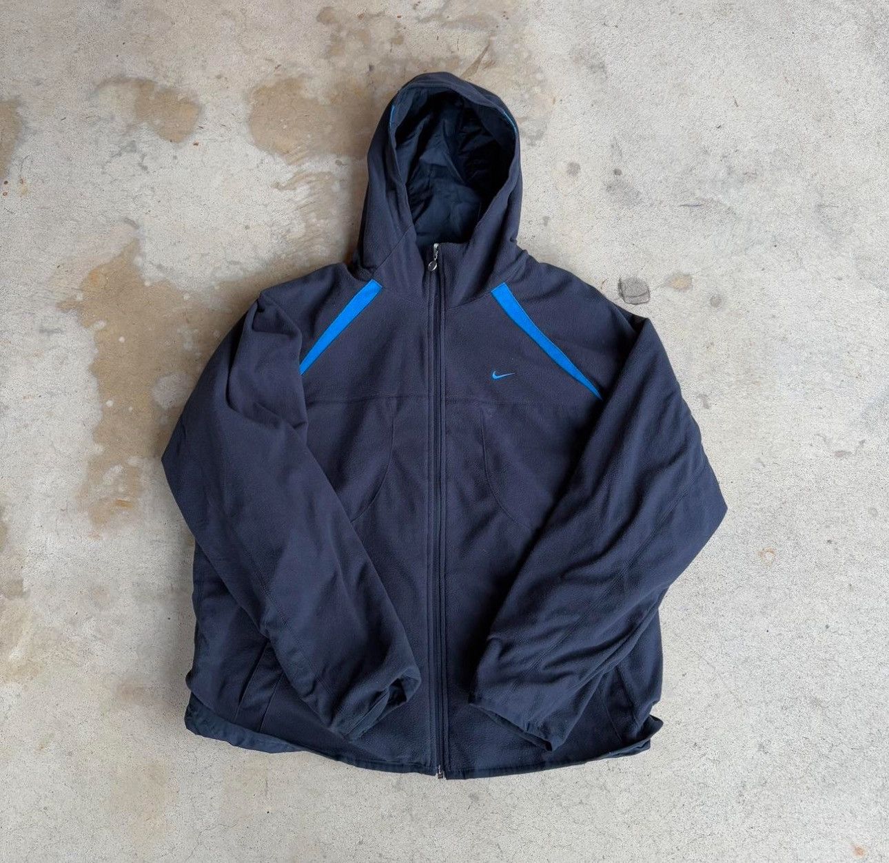 Nike Vintage reversible Nike black and blue jacket Size US XXL / EU 58 / 5 - 4 Thumbnail